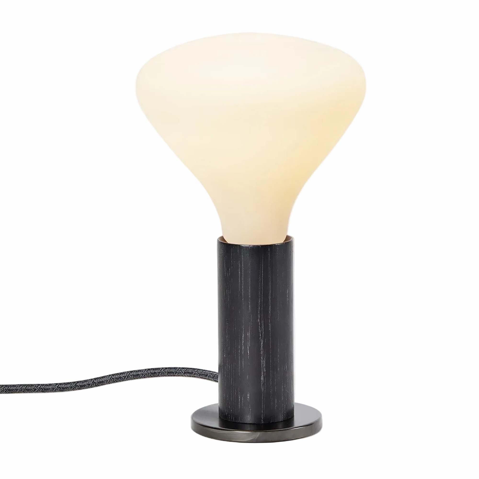 Knuckle Table Lamp in Blackened Oak + Noma