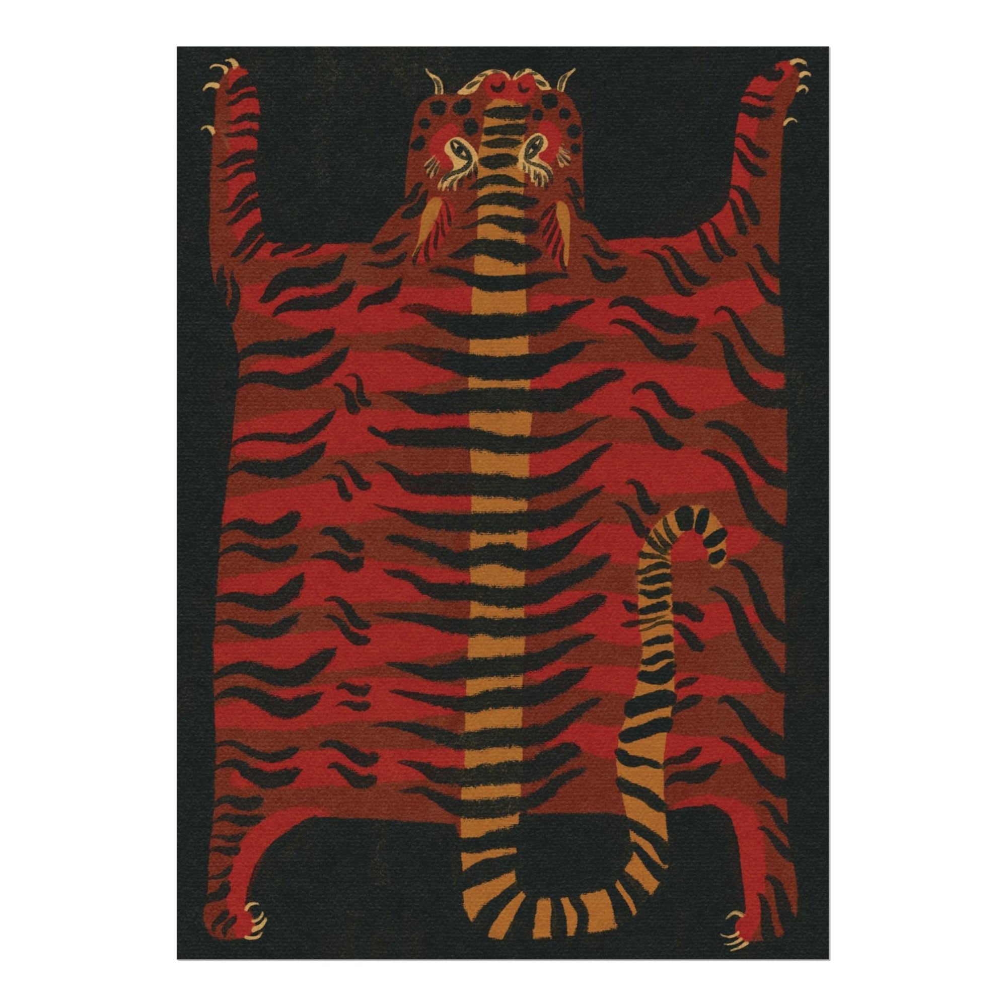 Tabby Booth Fine Art Print • Tiger Rug