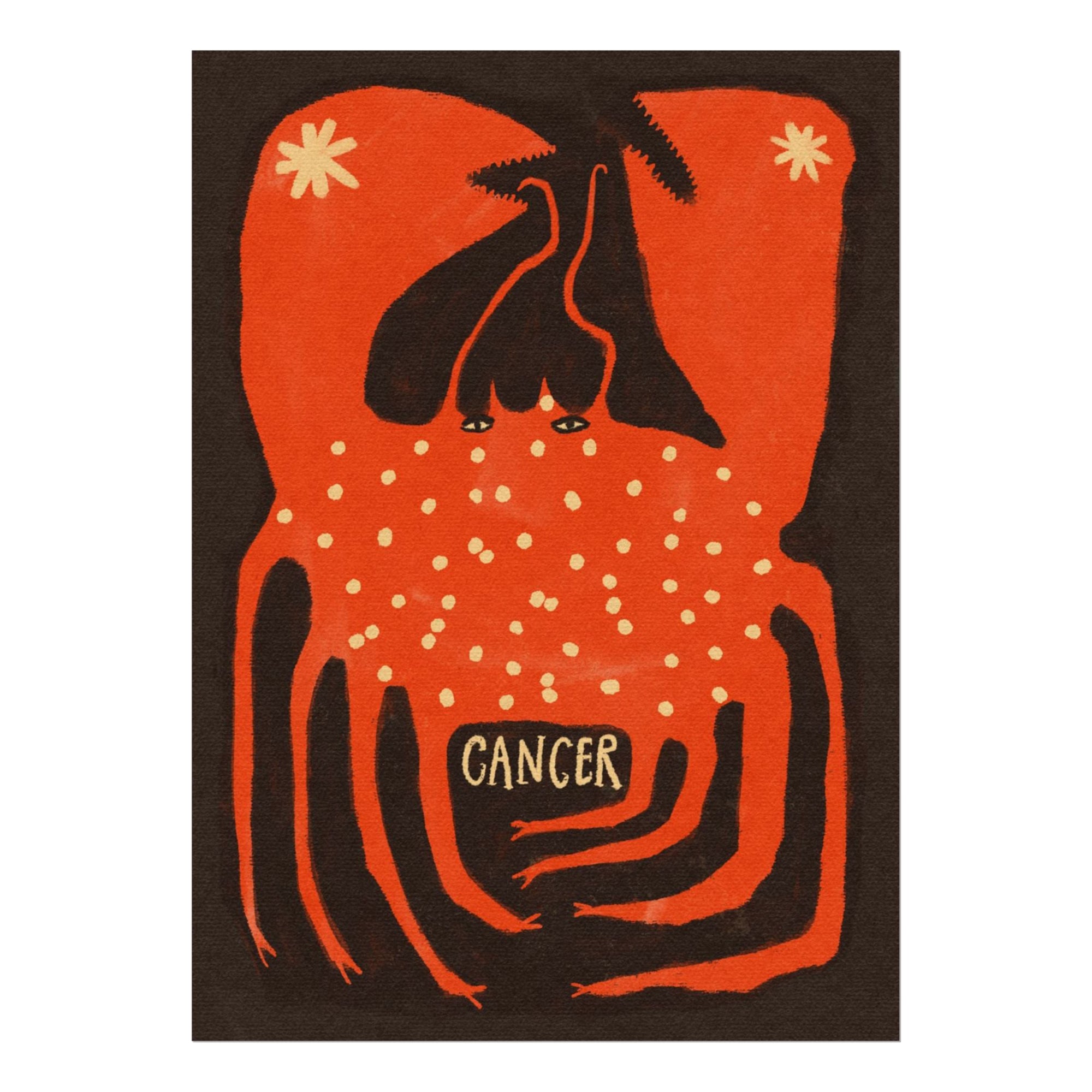 Tabby Booth Fine Art Zodiac Print • Cancer