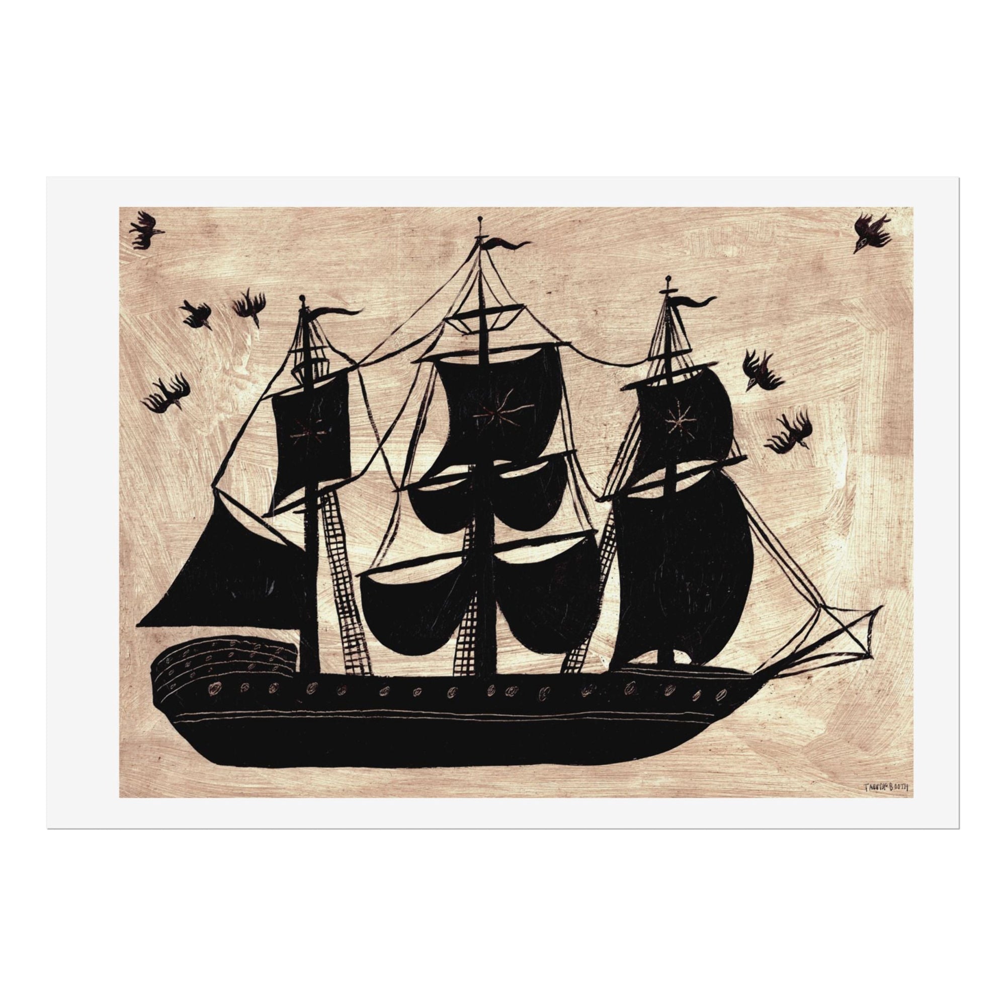 Tabby Booth Fine Art Print of Painting • SHIP 1