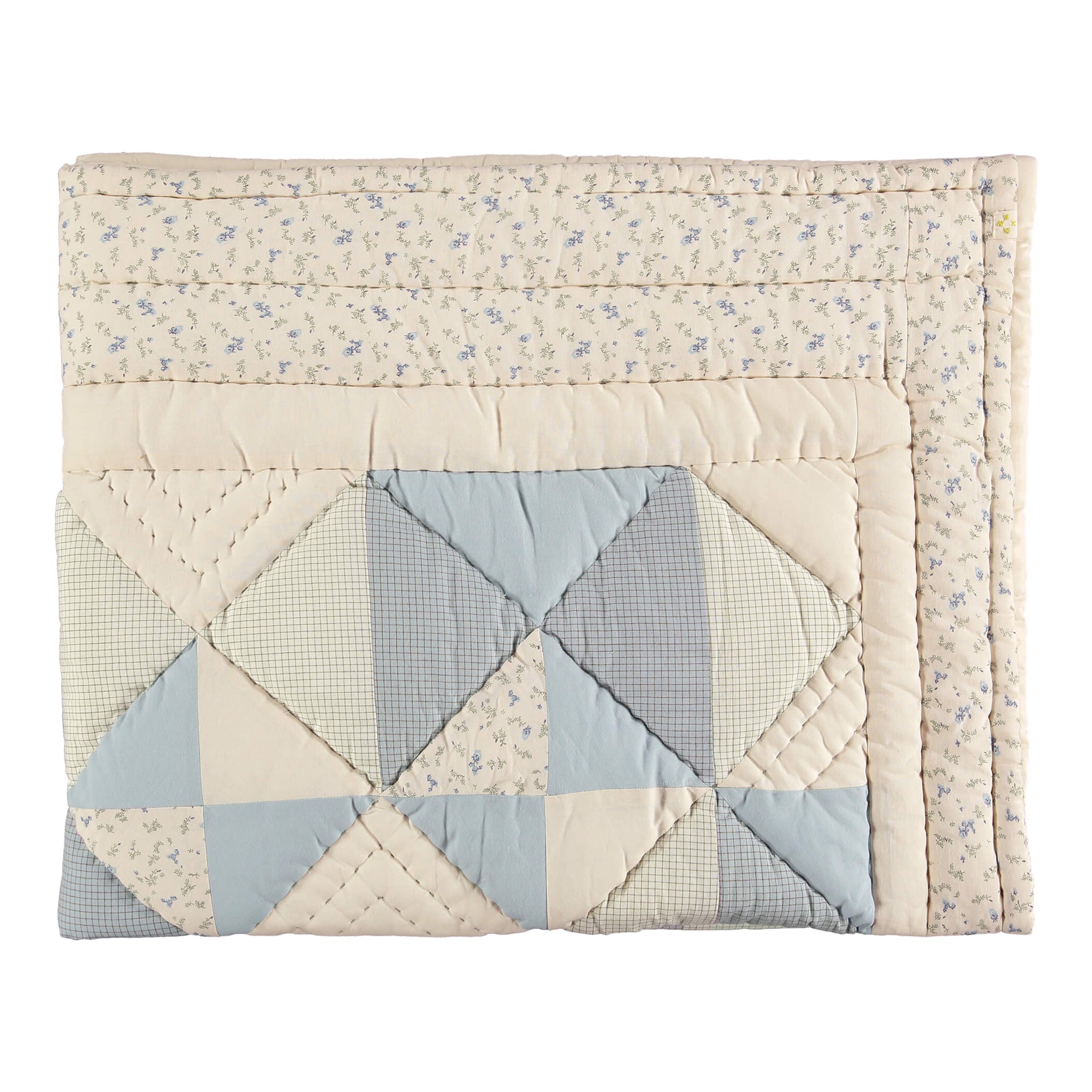 Limited Edition - Reversible Bella patchwork hand quilted blanket