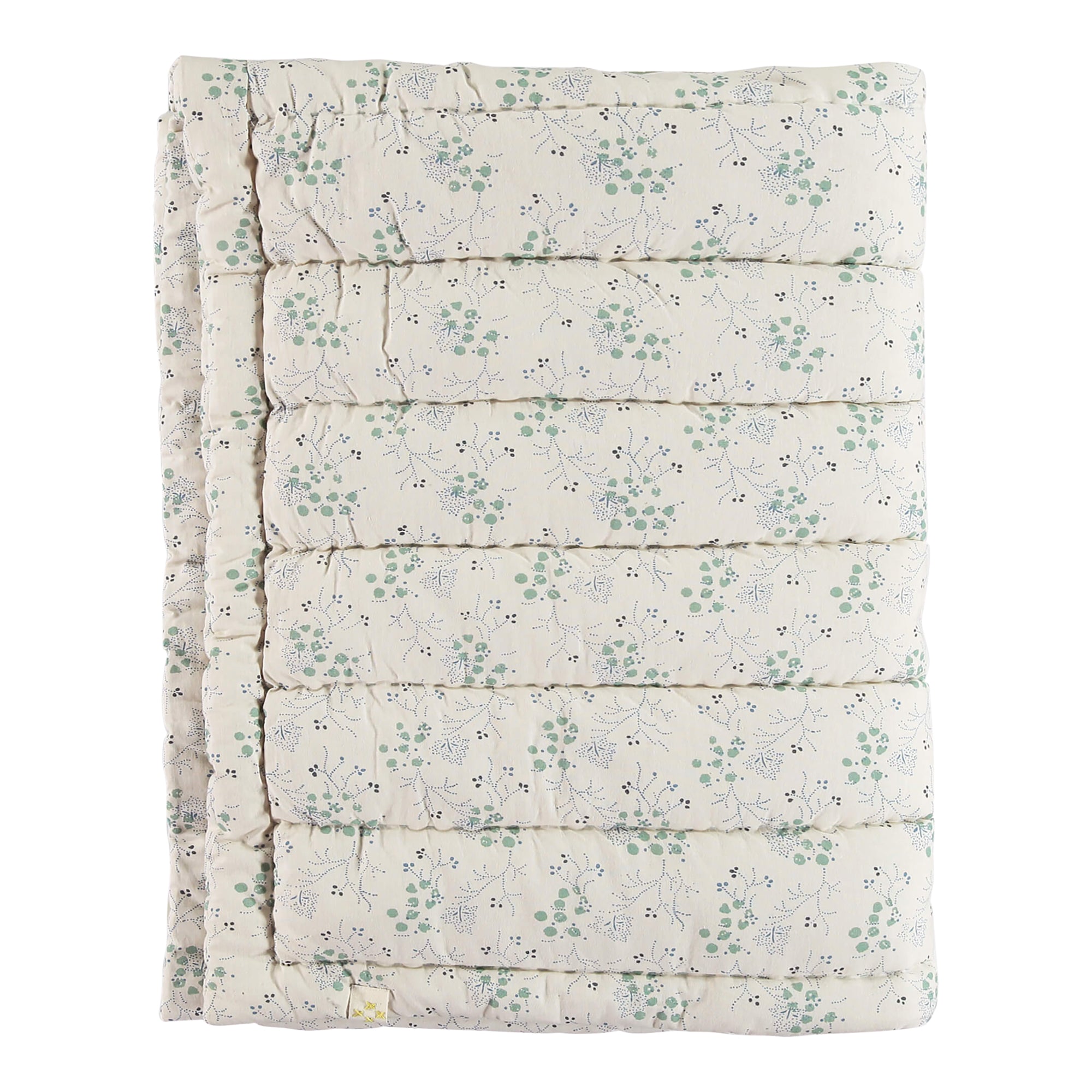 Minako Cornflower Floral Hand Quilted Blanket