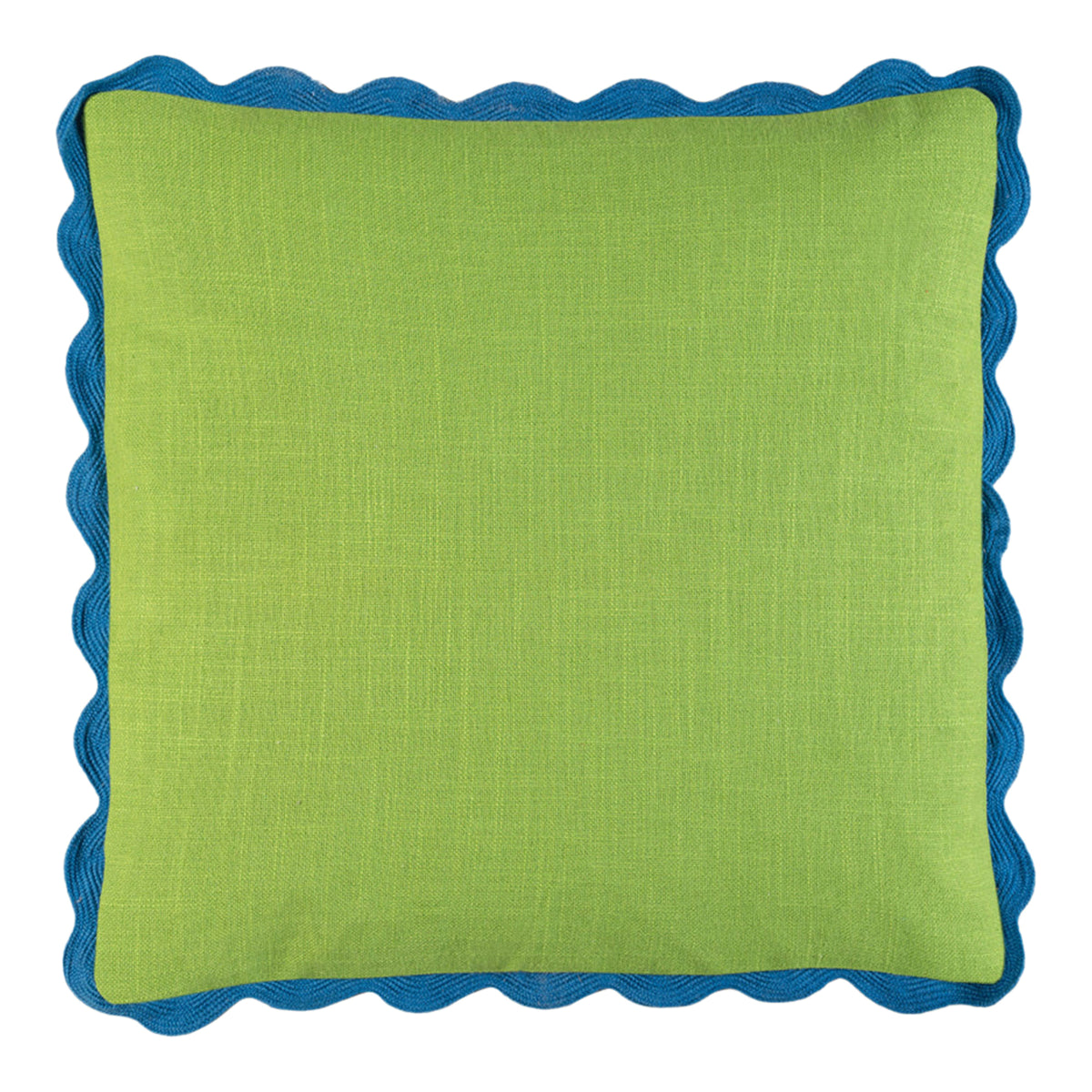 Sage Block Colour Cotton Cushion Cover