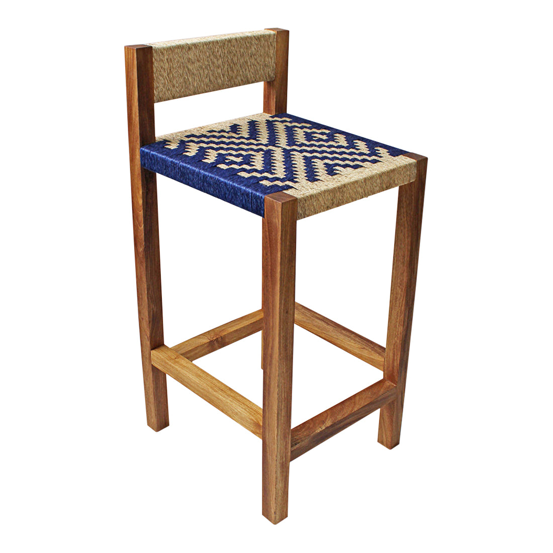 Matteo Woven Bar Stool