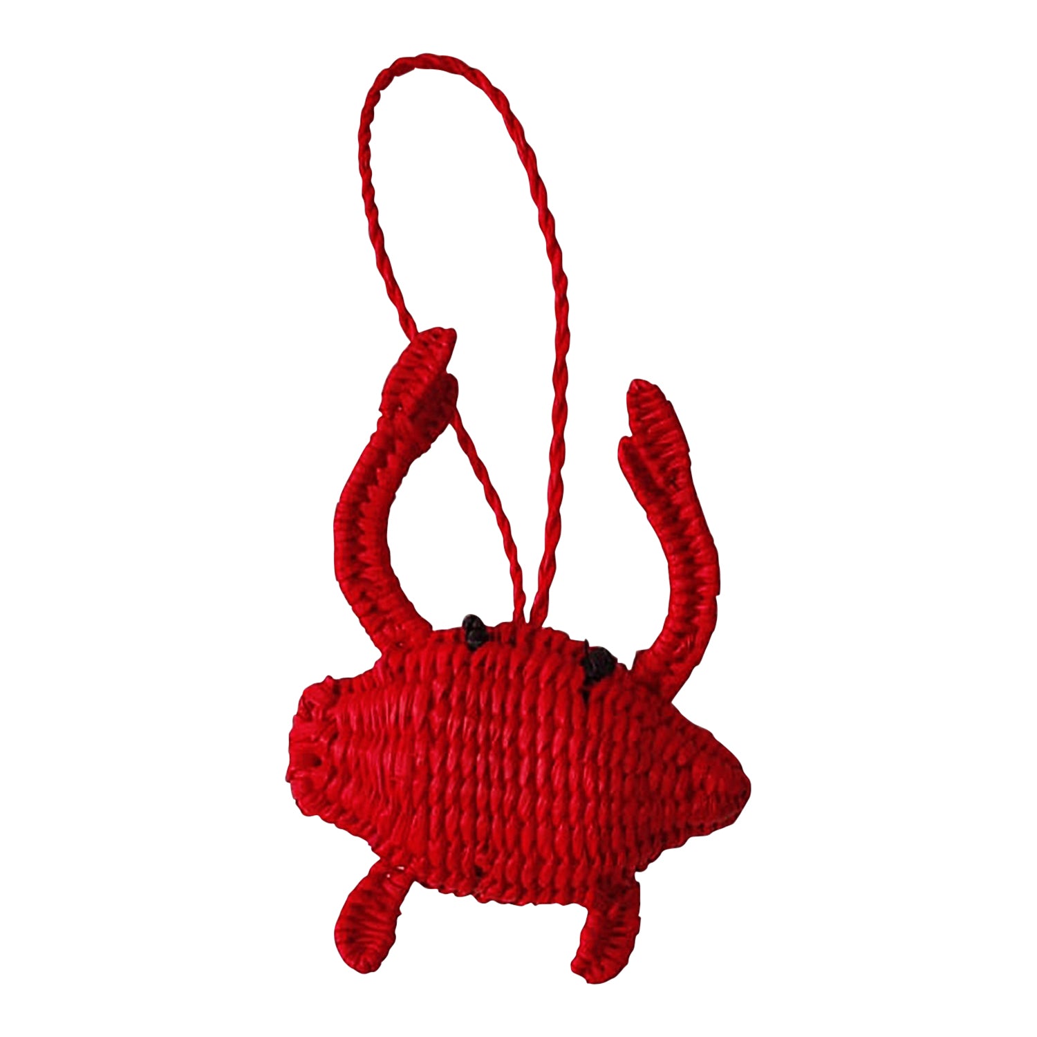 Palmito Woven Crab Baubles (Set of 4)