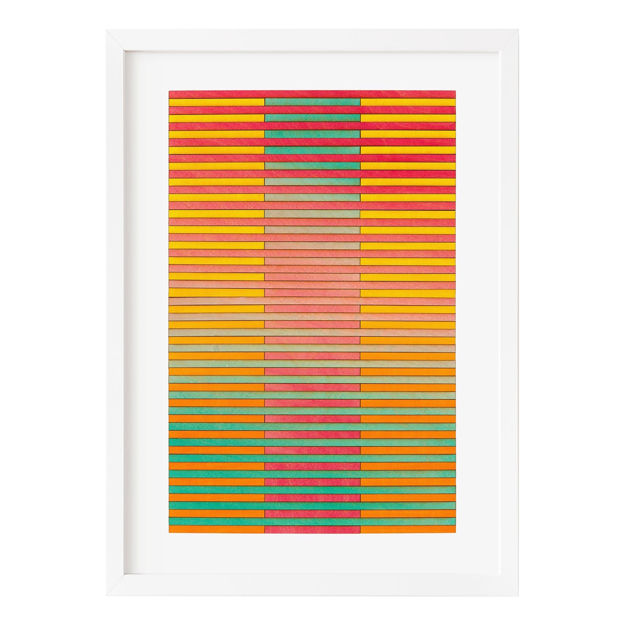 Texas Stripe Colour Study Print