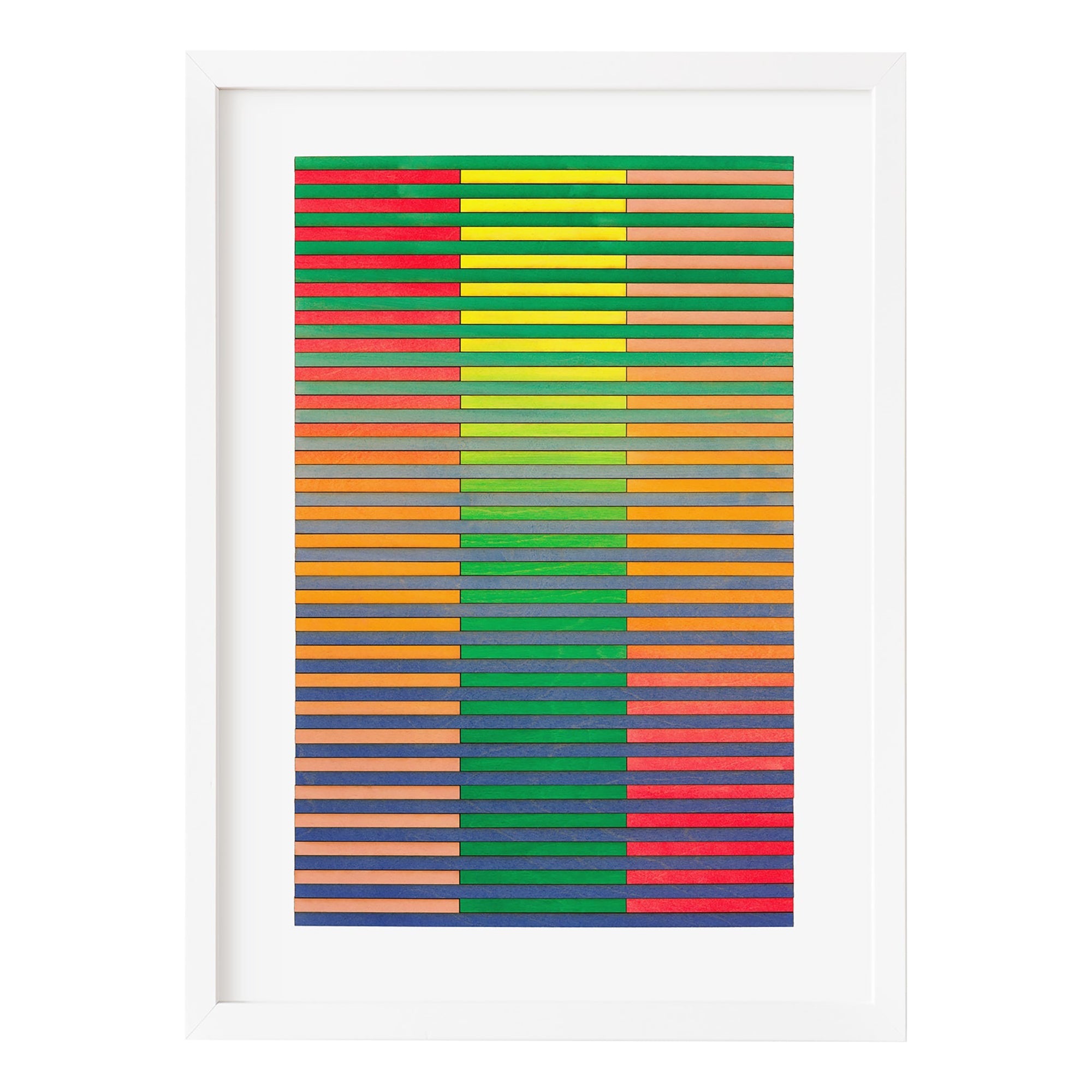 Ohio Stripe Colour Study Print