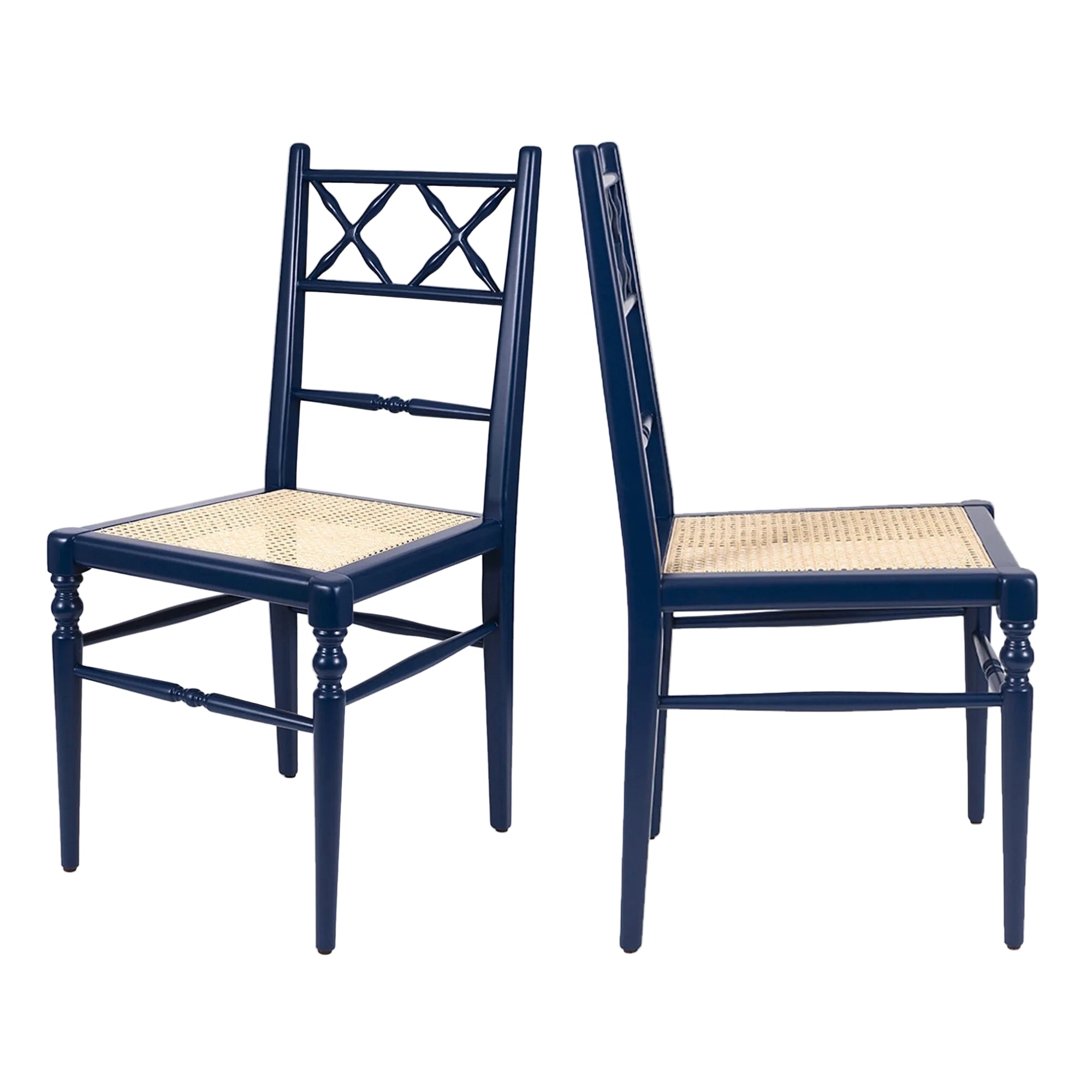 Pair of Chiara Dining Chairs, Ocean