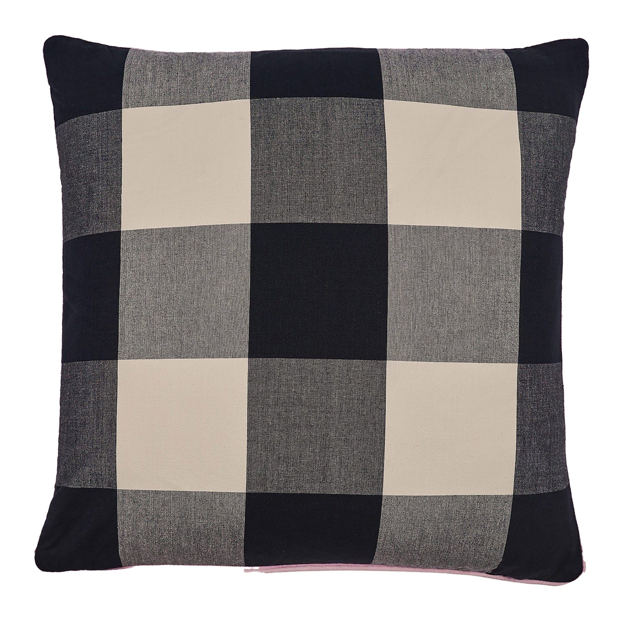 Cosmos Check Cushion, Pepper