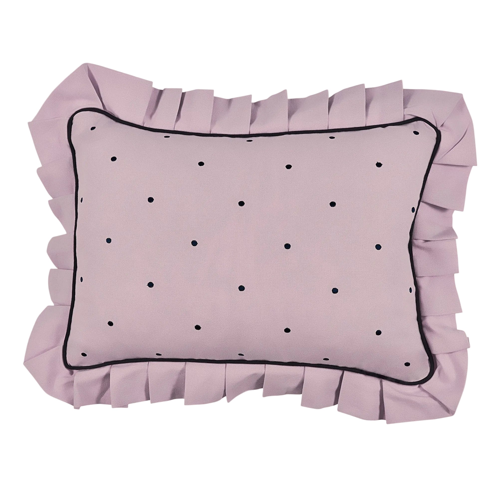 Dolce Dots Cushion, Parma Violet