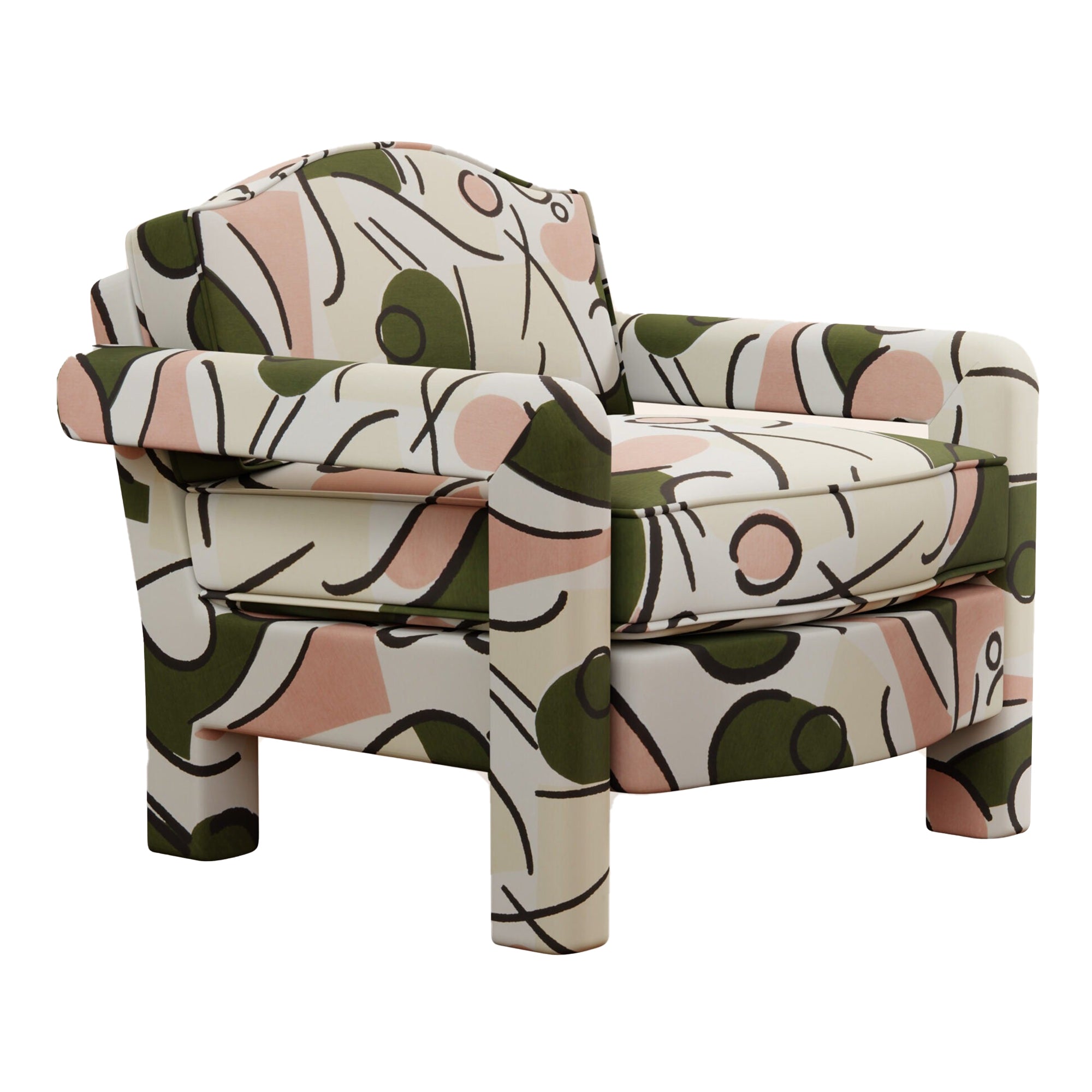 Elio Armchair, Pesto