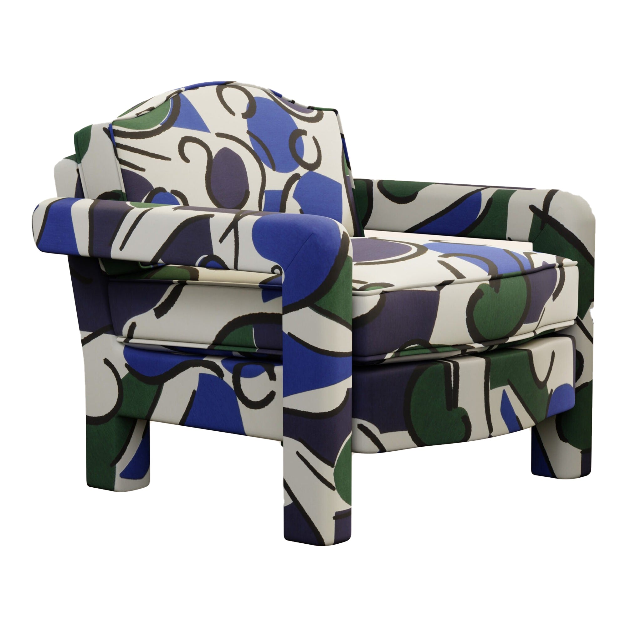 Elio Armchair, Seaweed