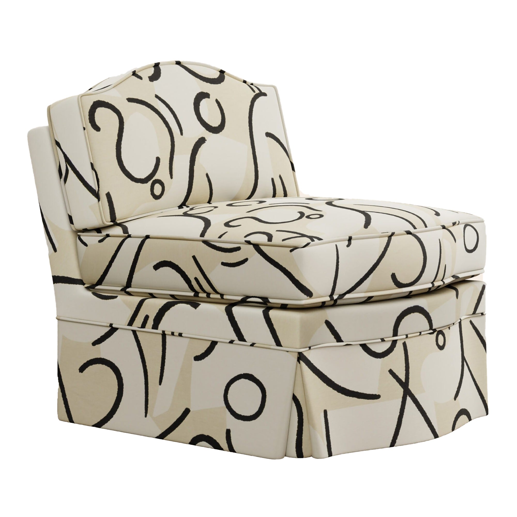 Felix Slipper Chair | Orpha Coconut