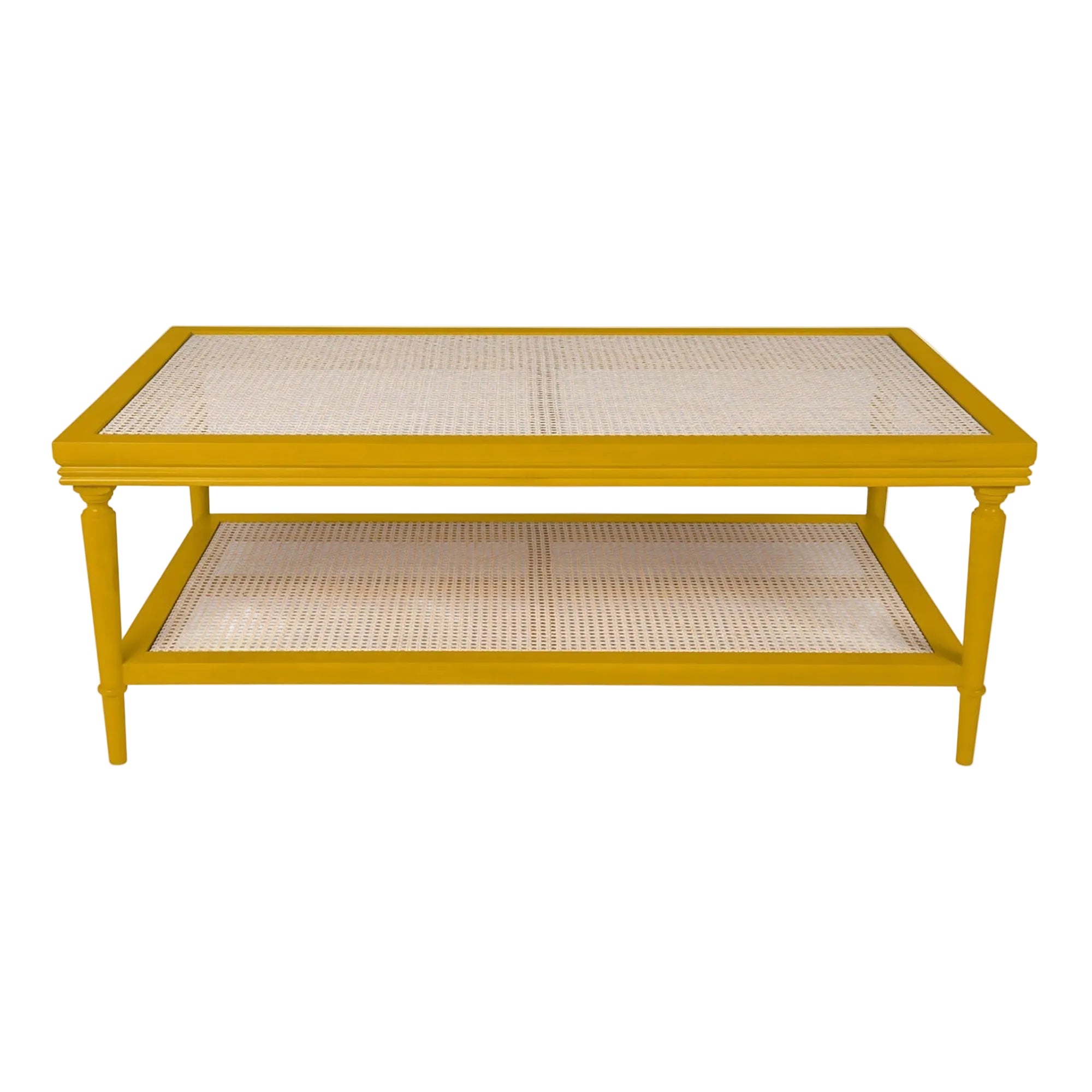 Gaia Coffee Table, Mustard