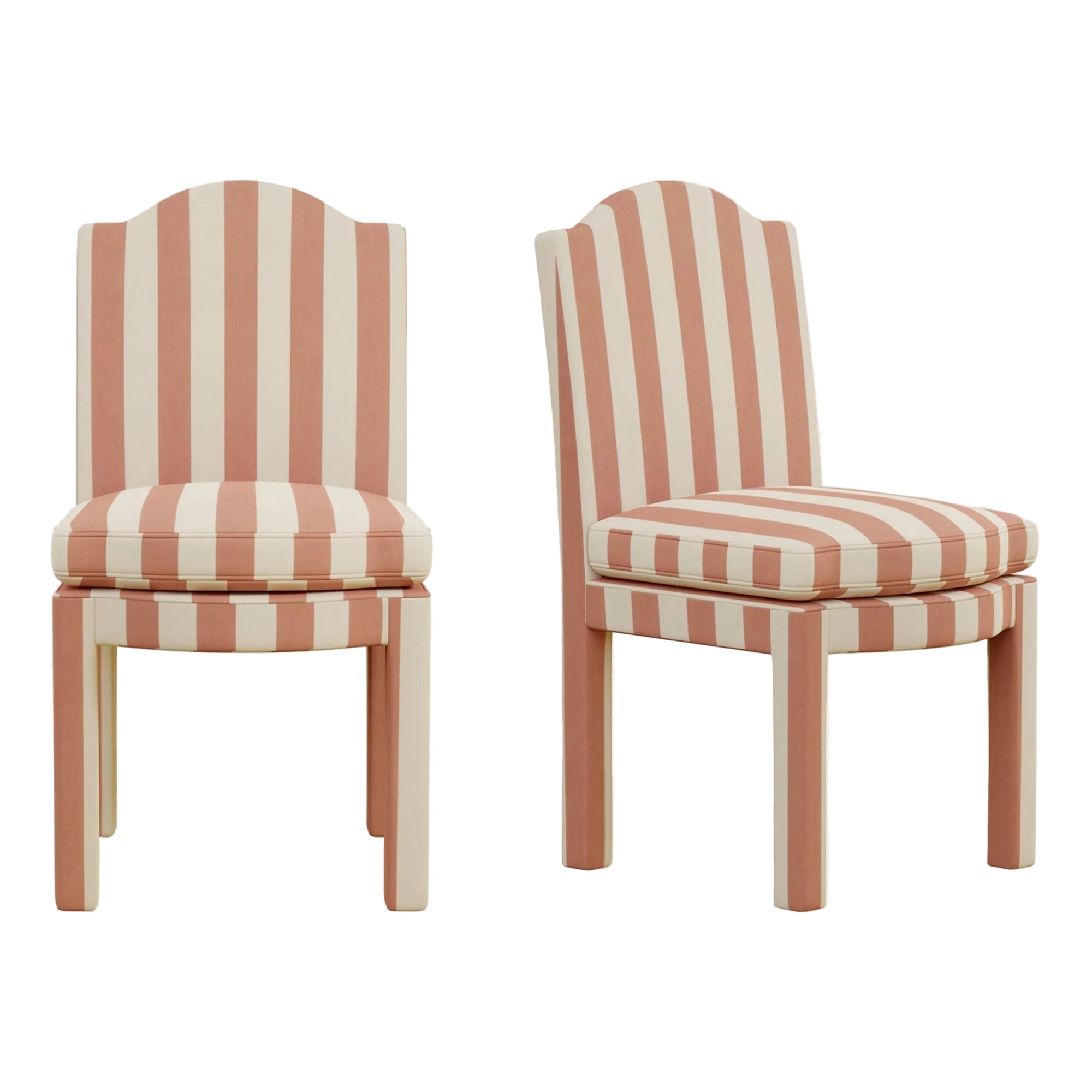 Pair of Leo Dining Chairs, Ginger