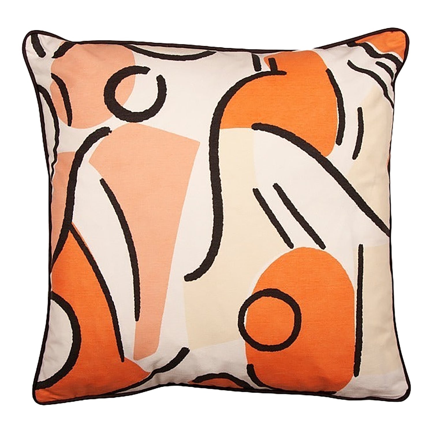Orpha Cushion, Tangerine
