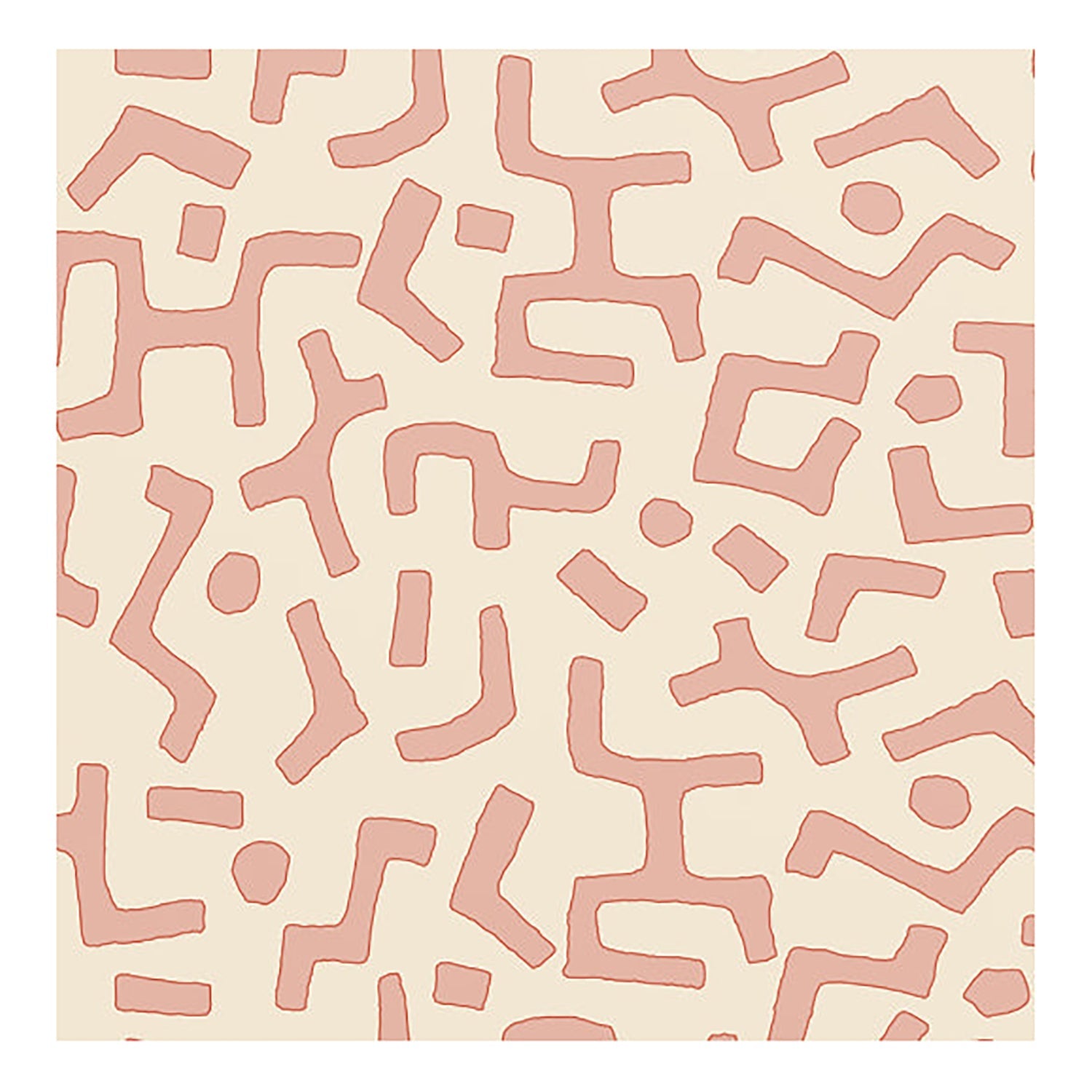 Raphia Wallpaper, Clay, Roll