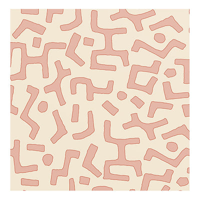 Raphia Wallpaper, Clay, Sample