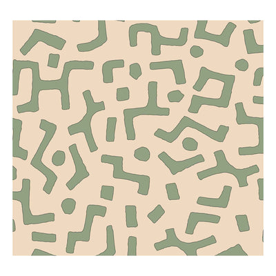 Raphia Wallpaper, Palm, Sample