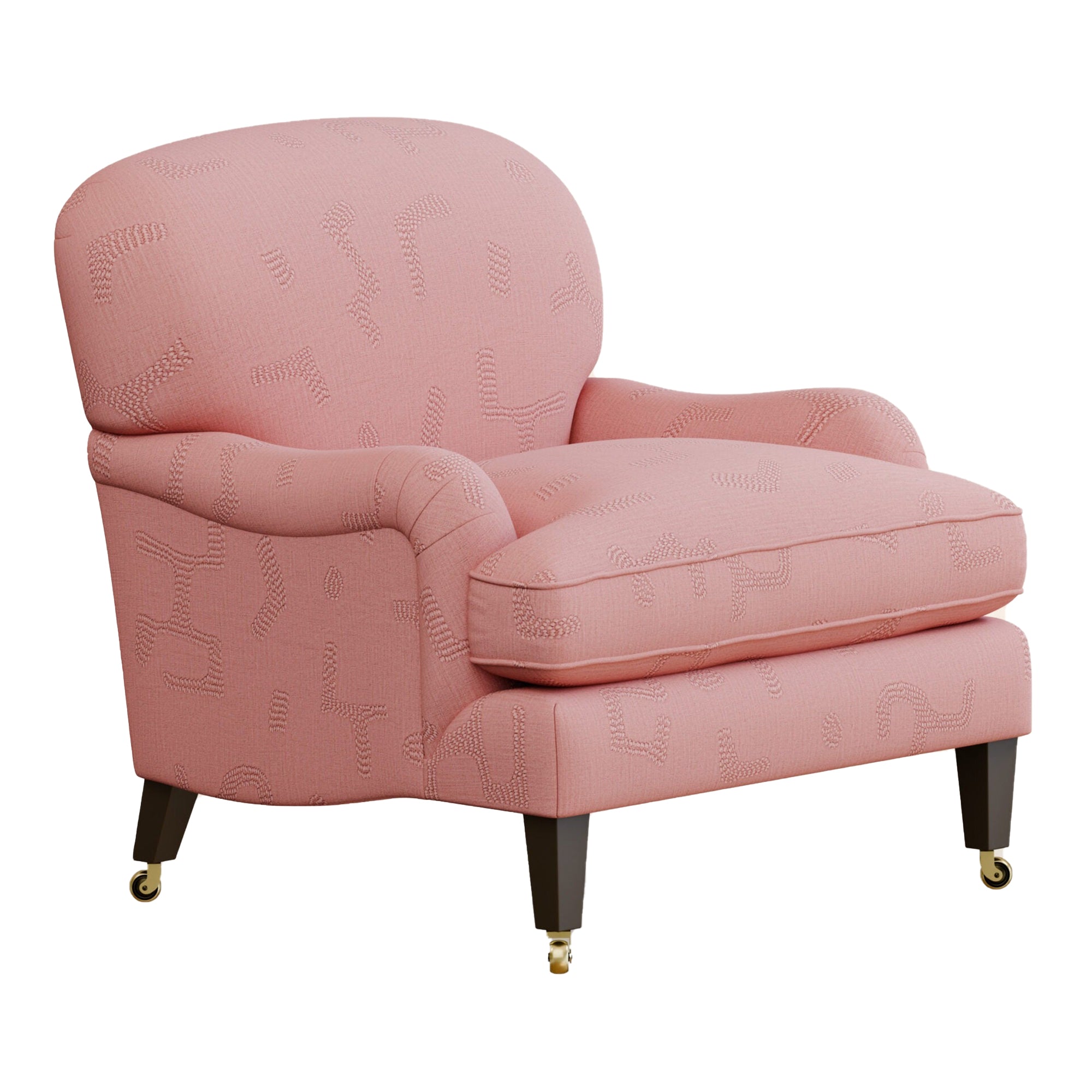 Sofia Armchair, Raphia, Clay