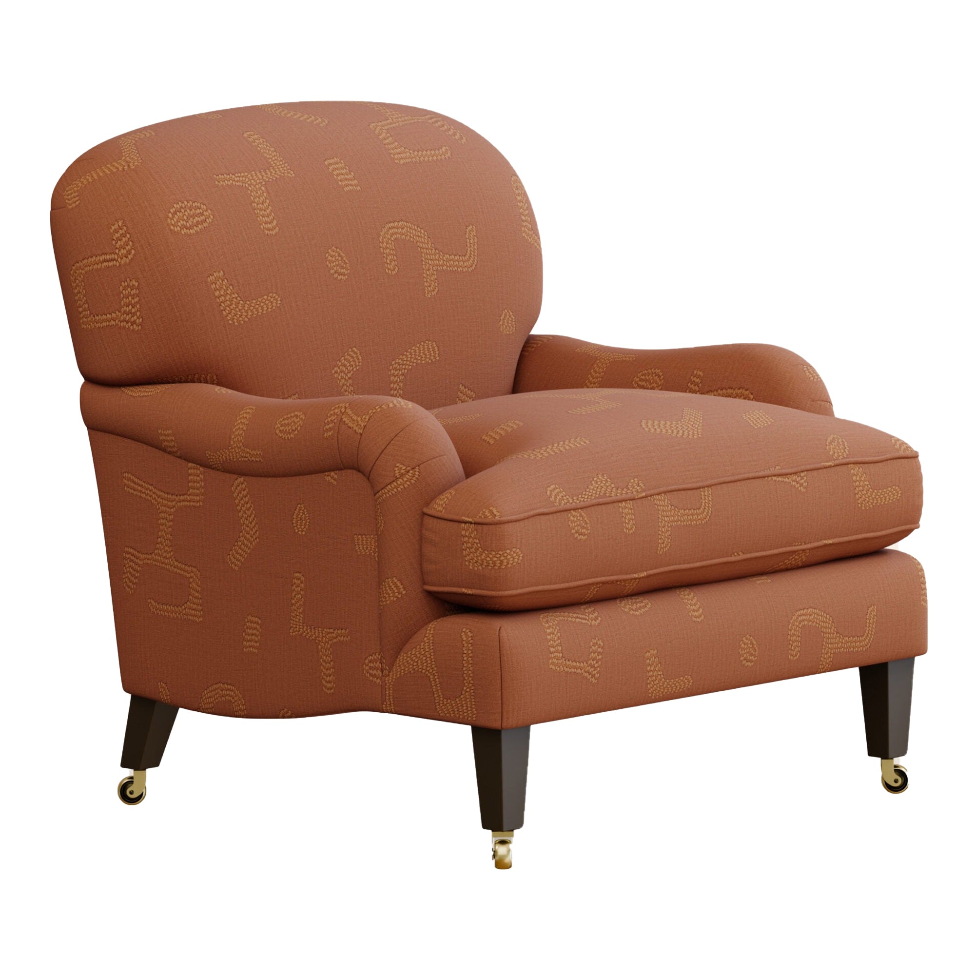 Sofia Armchair, Raphia, Tobacco