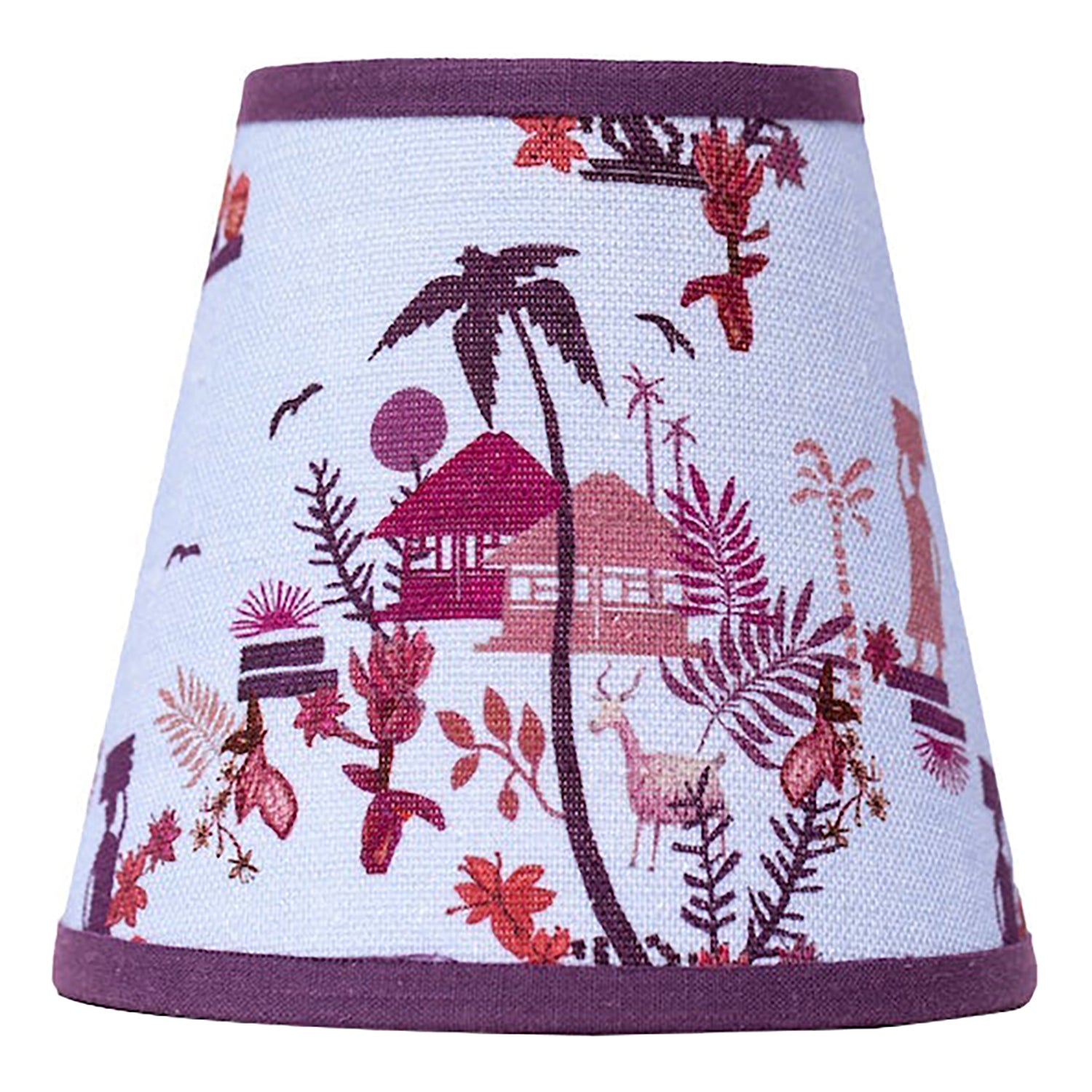 Laramee | 5" Mauve Candle Clip Lampshade