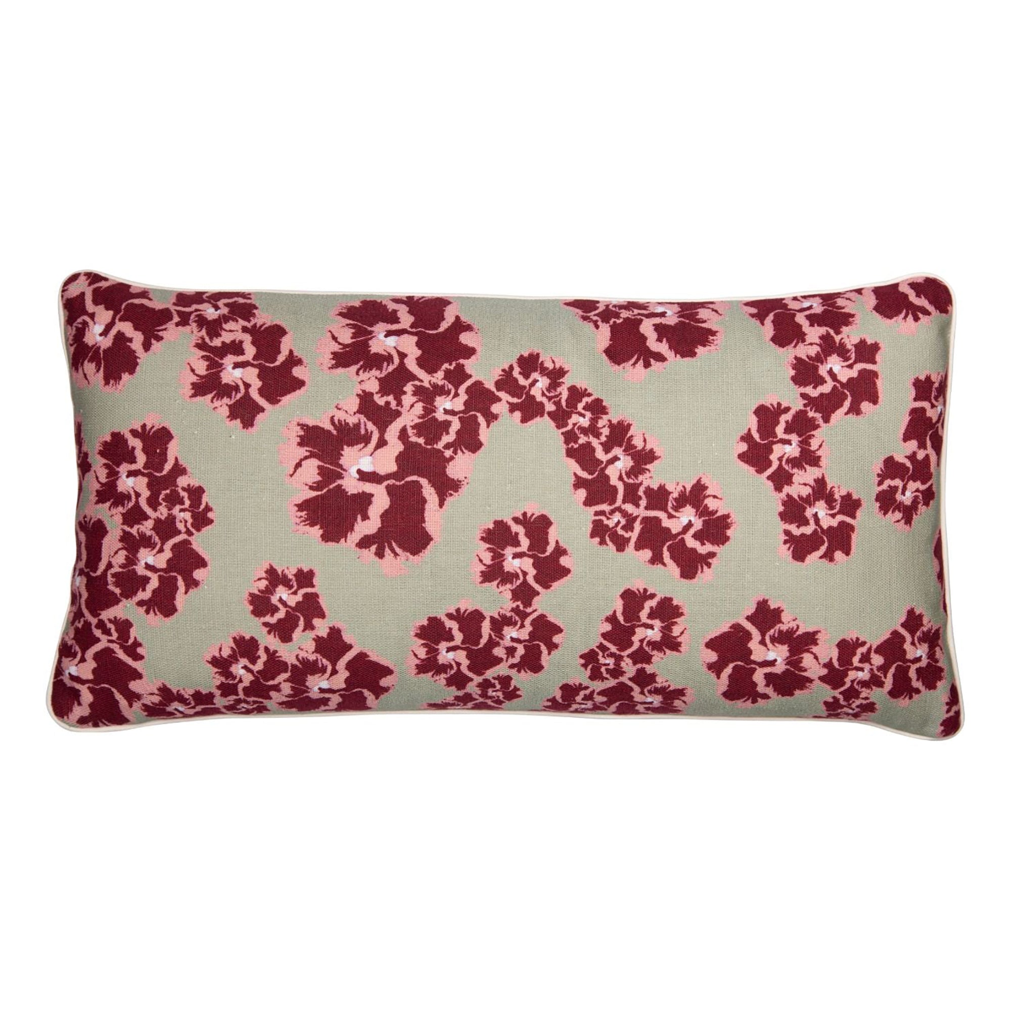 Ronko Hibiscus | Seafoam Small Cushion