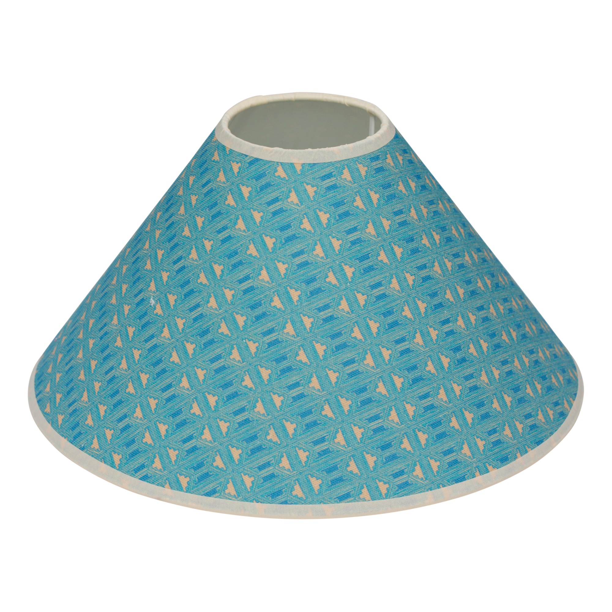 Bankole | Cheikh Blue Cone 14" Lampshade