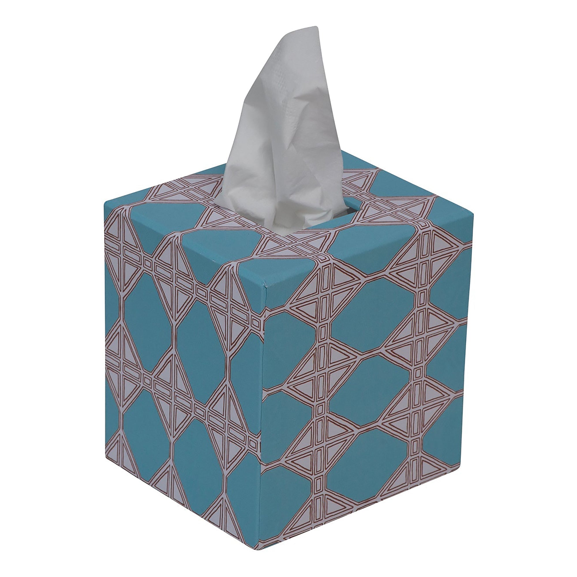 Romarong Vai Blue Tissue Box Cover