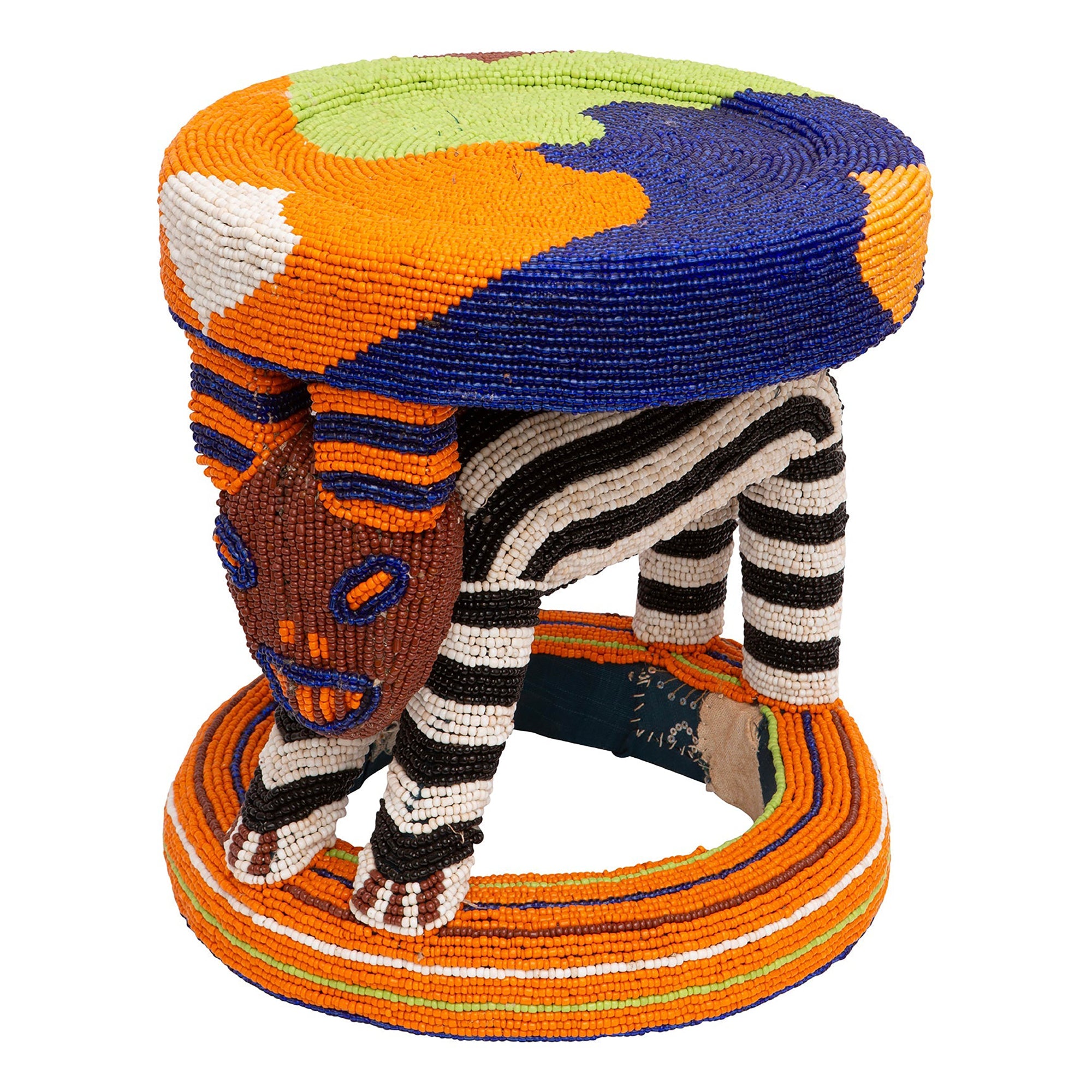 Bamileke Beaded Stool XIV