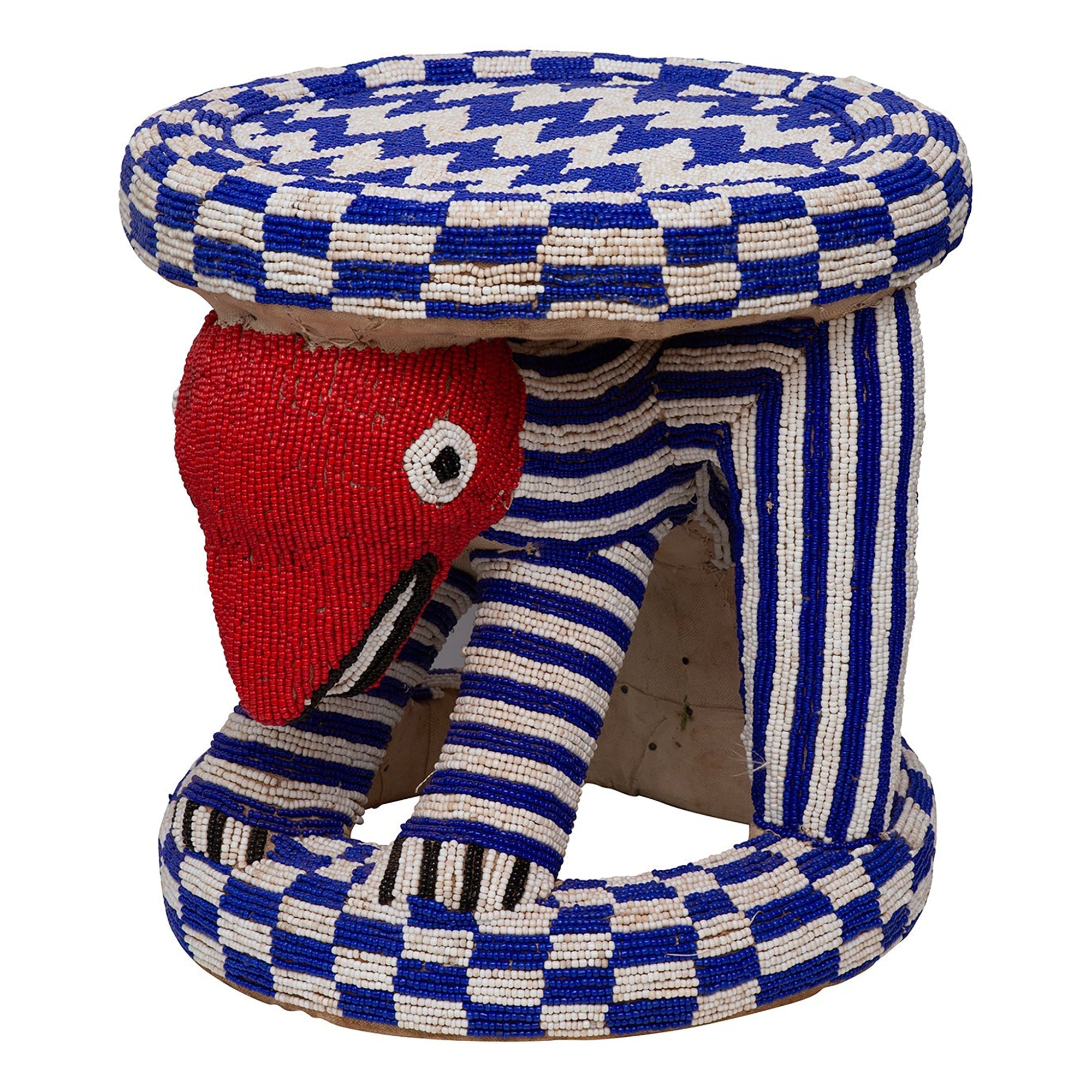 Bamileke Beaded Stool XVI