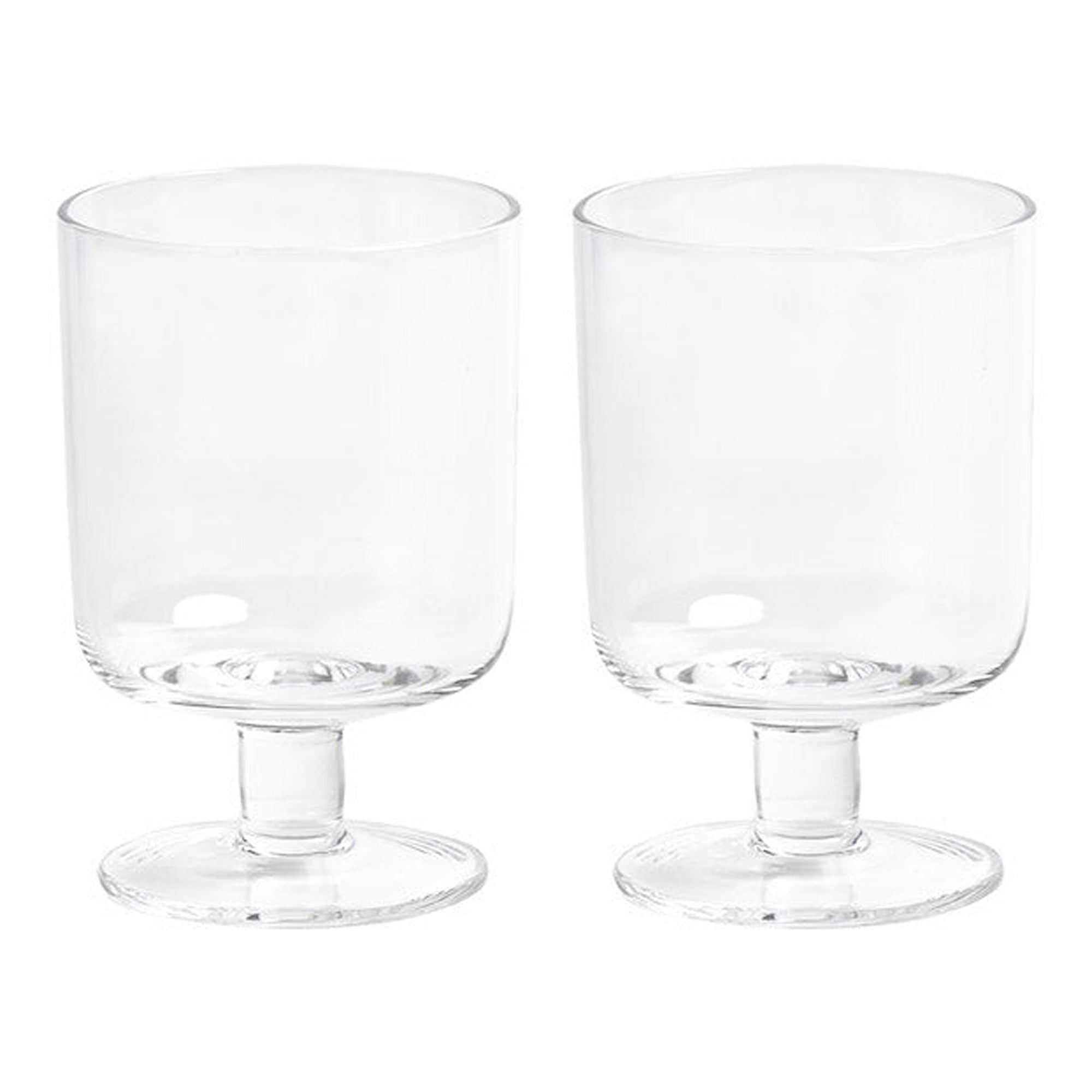 Eddie Glasses Set of 2 - Clear