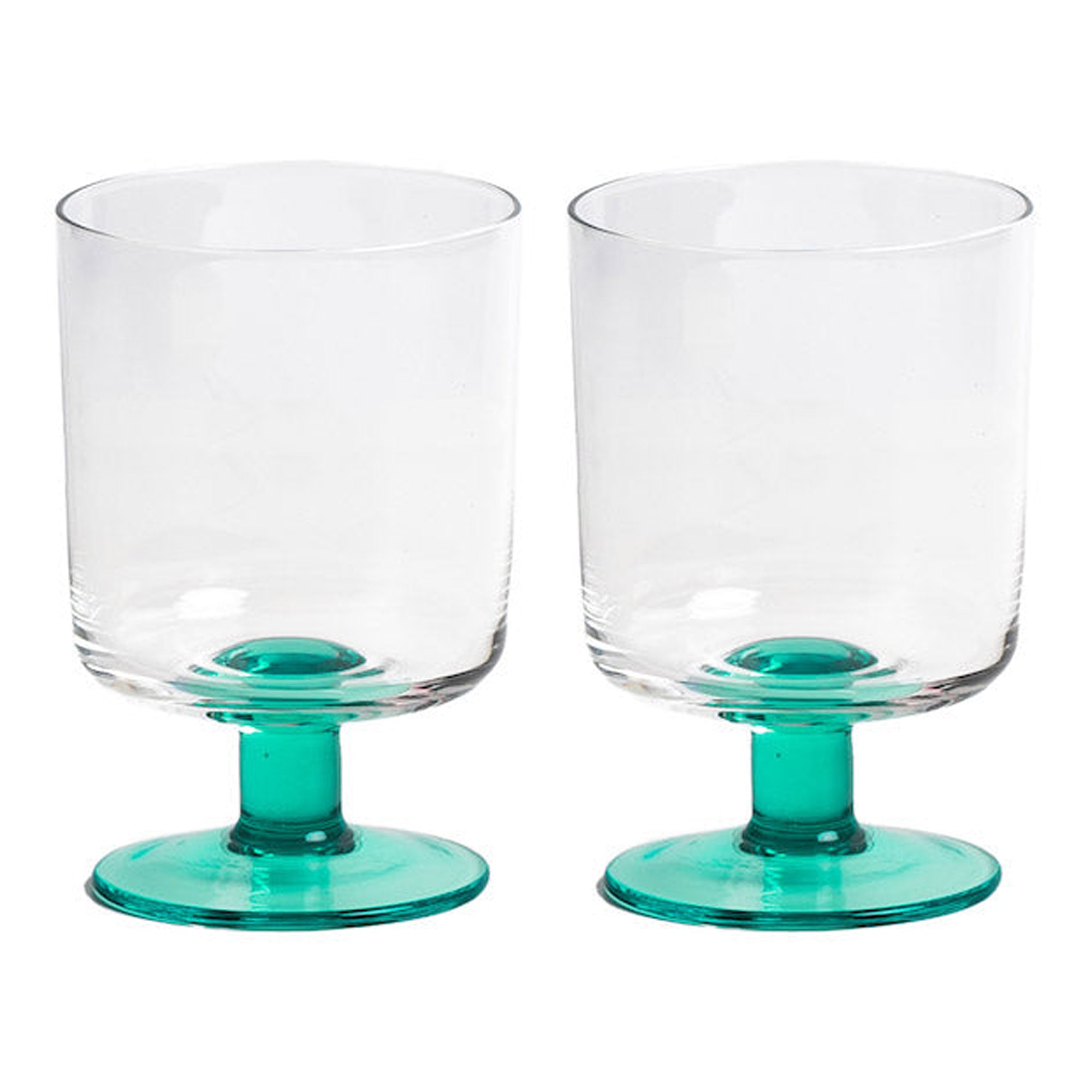 Eddie Glasses Set of 2 - Green