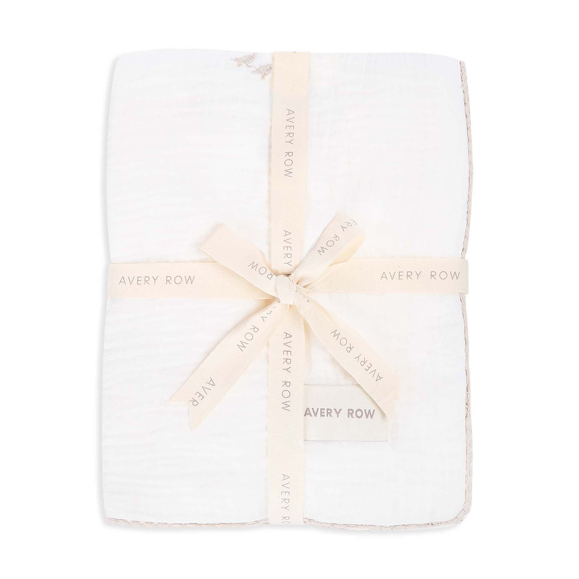 Embroidered Muslin Blanket - Little Farm