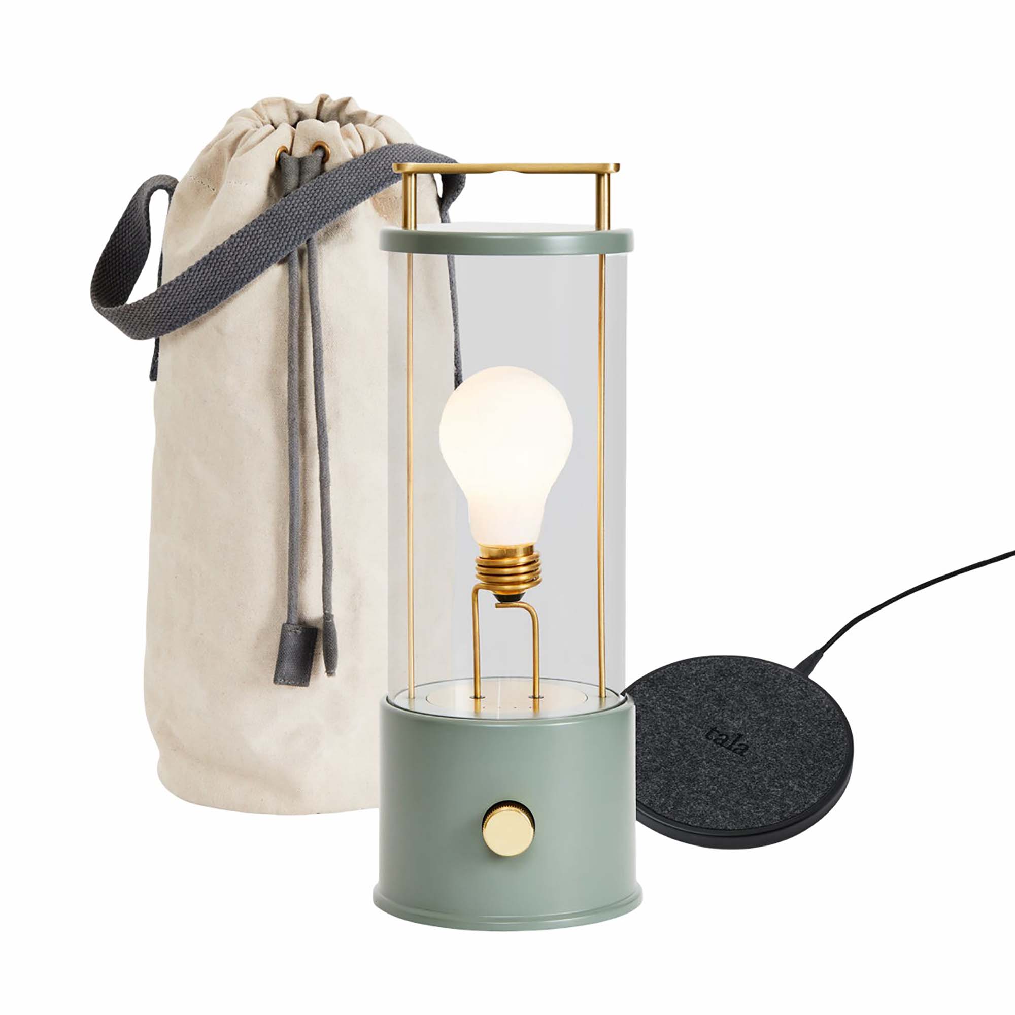 The Muse 1.0 Portable Lamp in Pleasure Garden Green Bundle