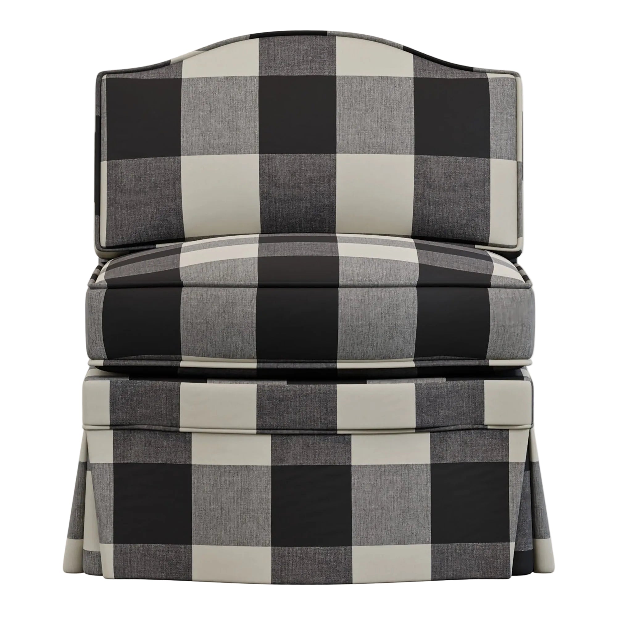 Felix Slipper Chair | Cosmos Check Pepper