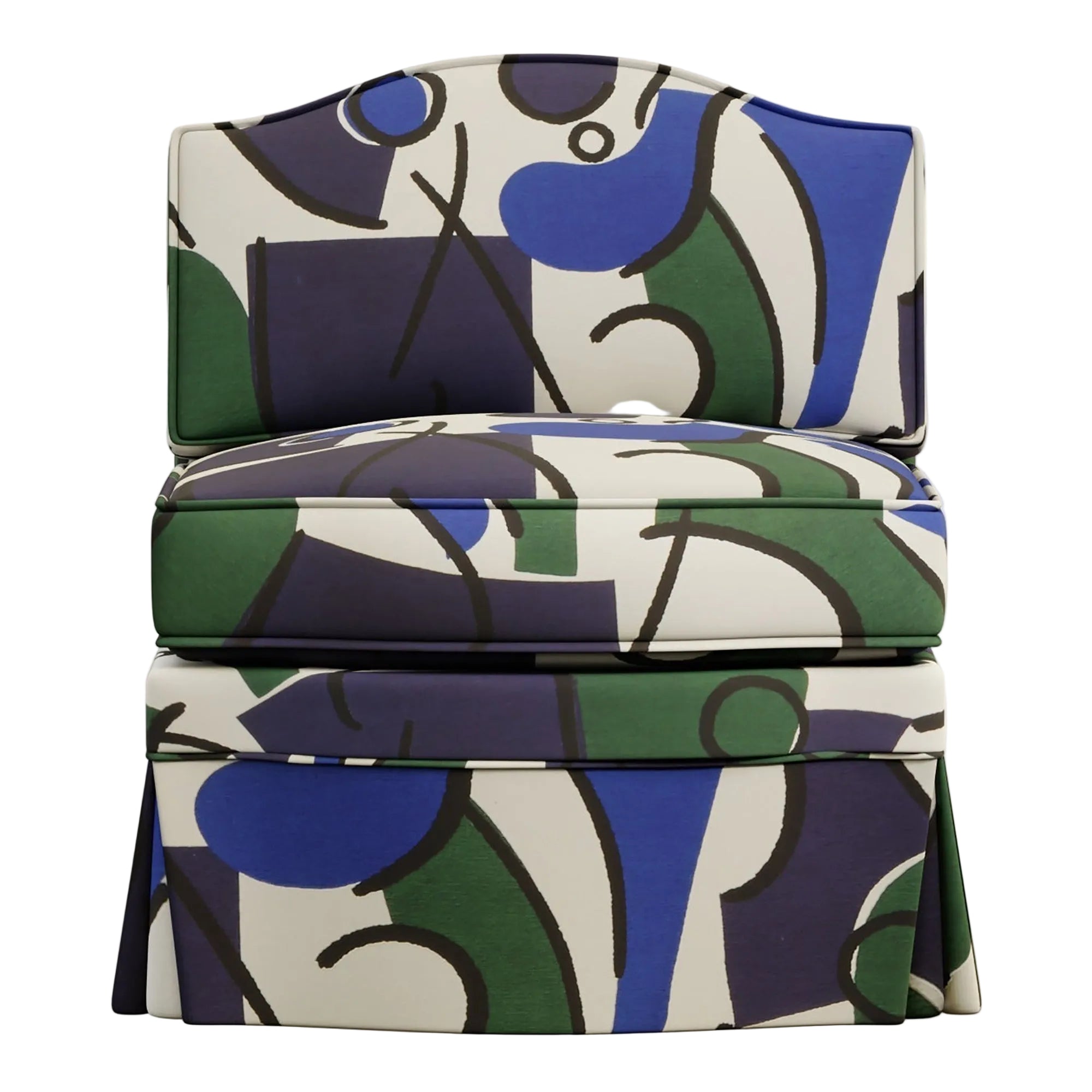 Felix Slipper Chair | Orpha Seaweed