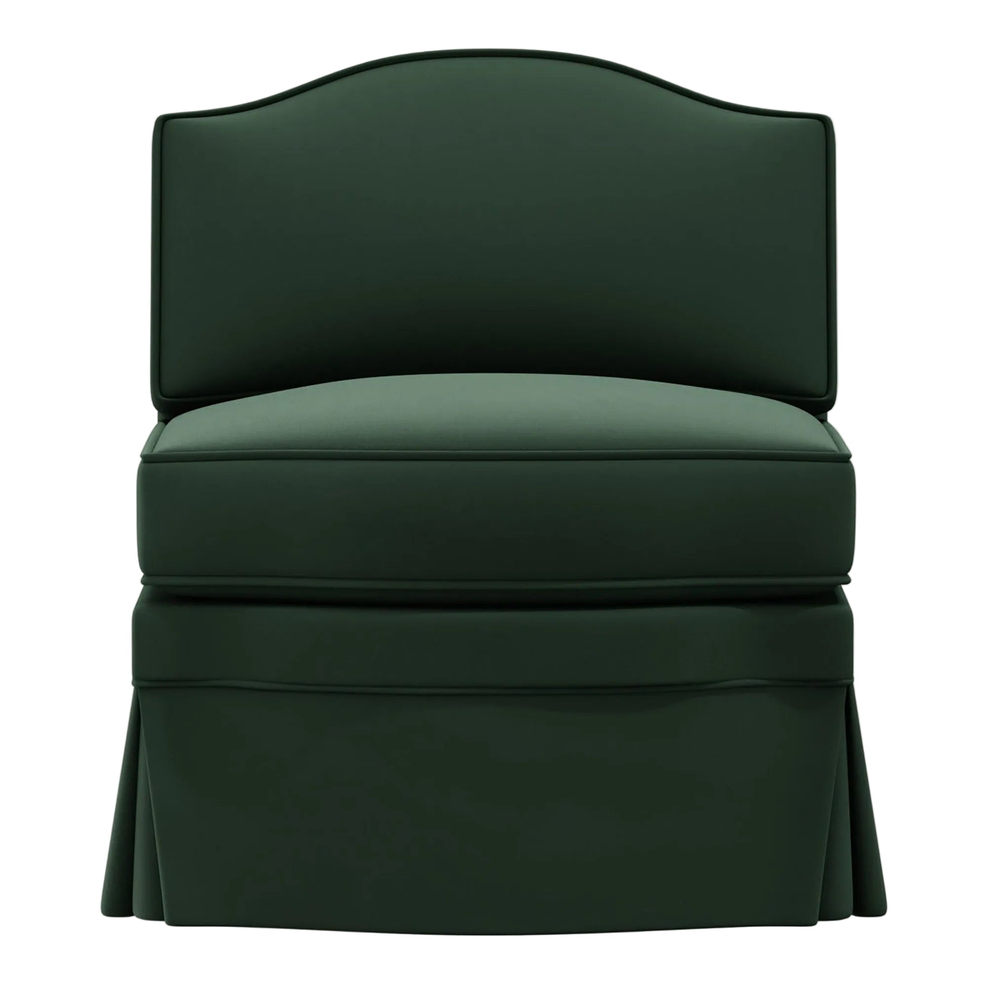 Felix Slipper Chair | Olive Linen