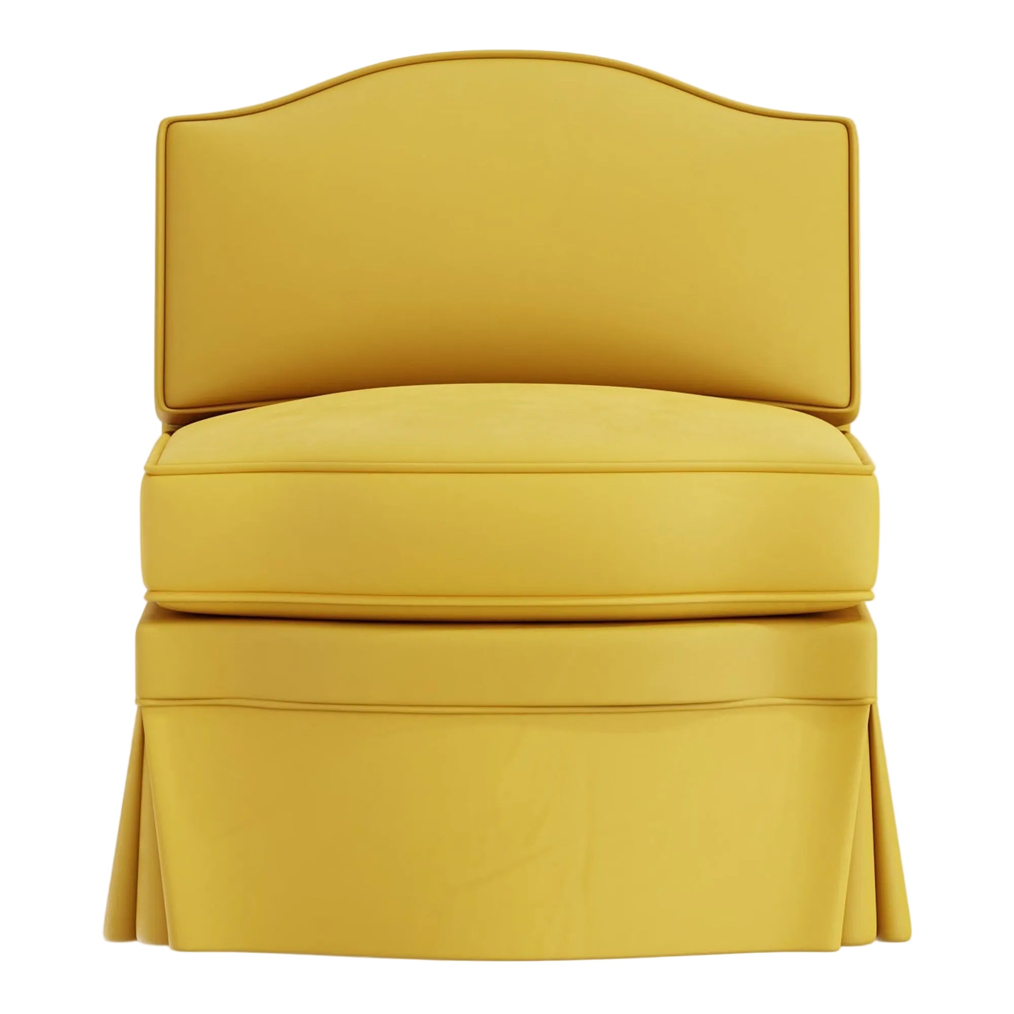 Felix Slipper Chair | Daffodil Velvet