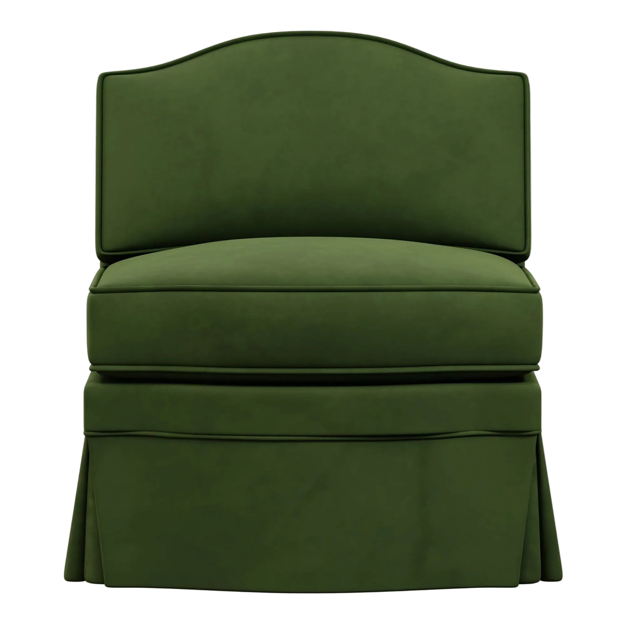Felix Slipper Chair | Zucchini Velvet