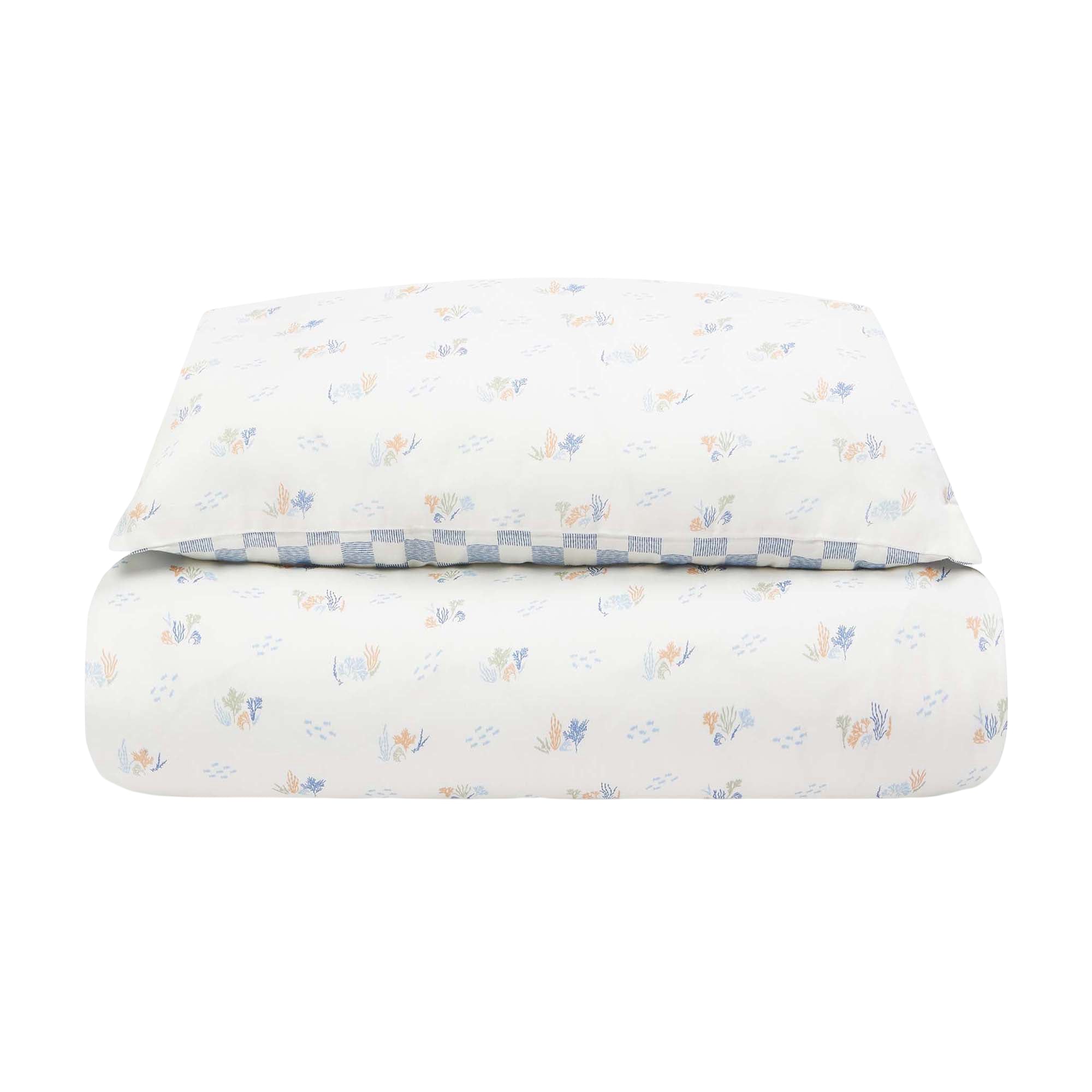 Organic Cotton Cotbed Bedding Set - Coastline