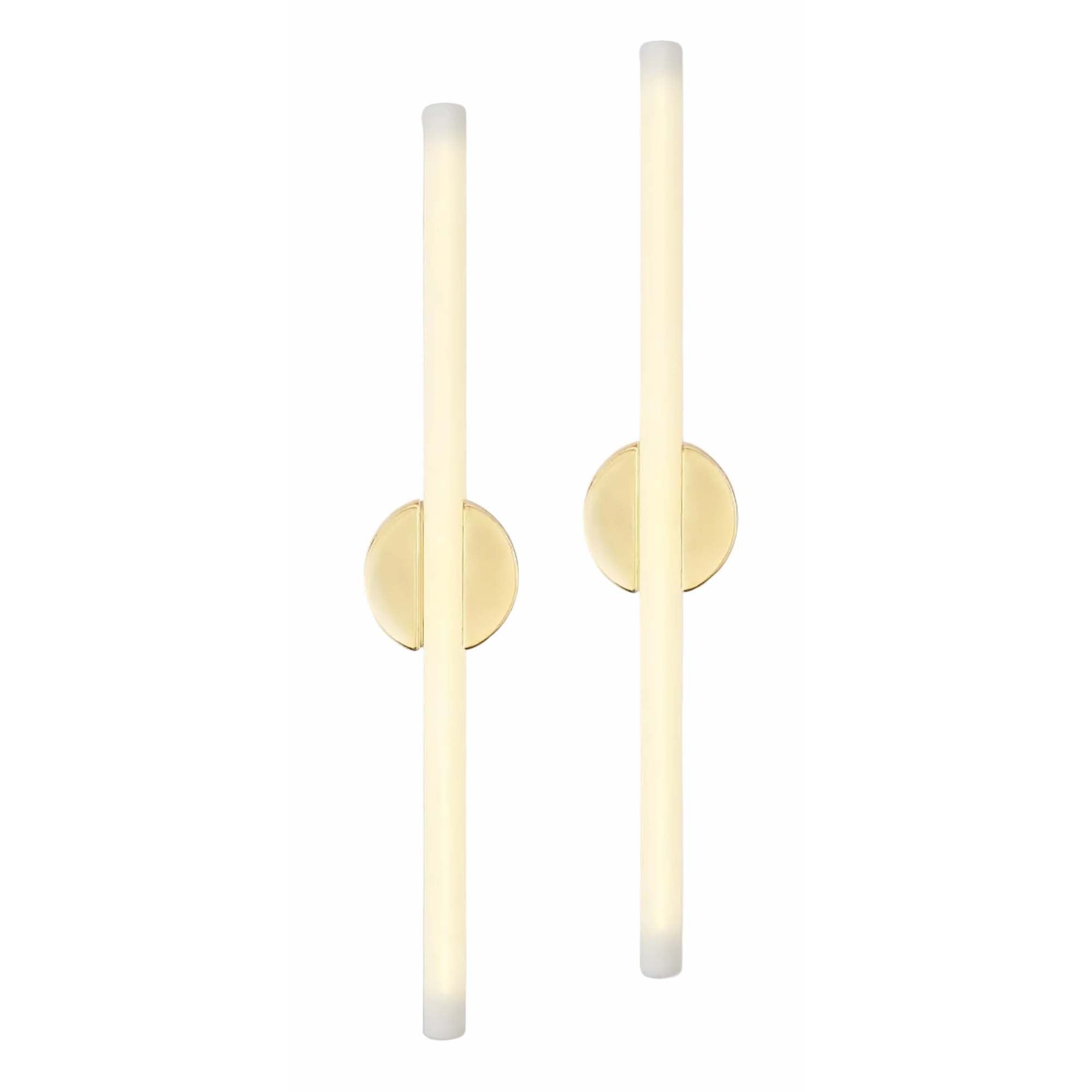 Kilter Wall Light in Solid Brass - Set of 2