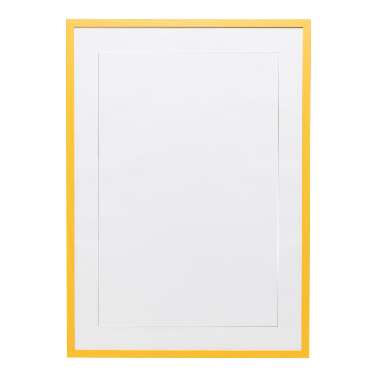 Naples Yellow Wood Picture Frame