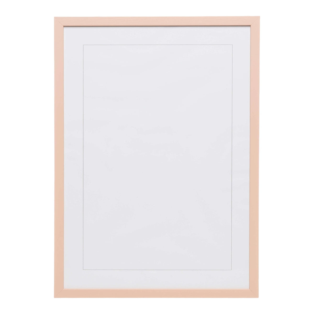 Plaster Pink Wood Picture Frame