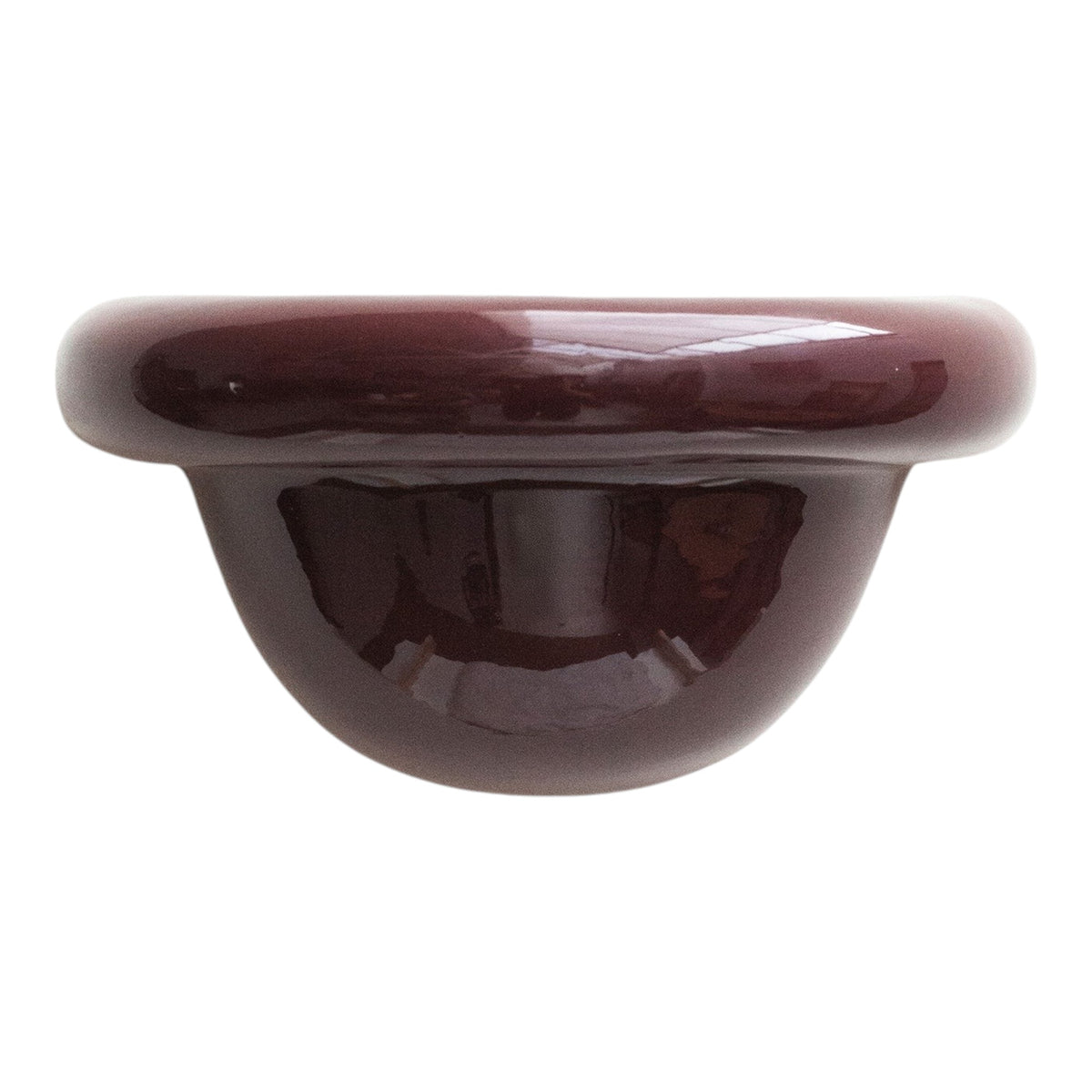 Redonda Uplight Ceramic Sconce Wall Light, Burgundy