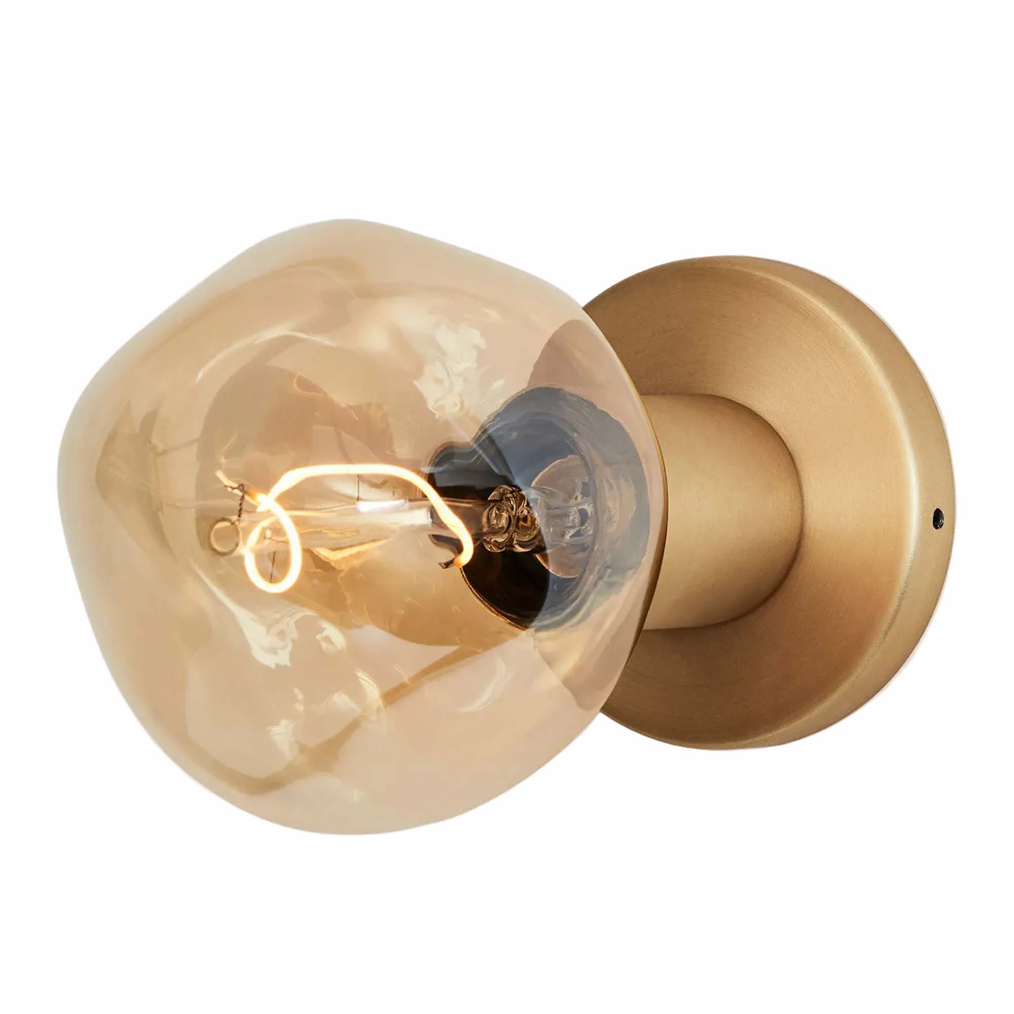 Lochan Wall Light in Brass + Voronoi I