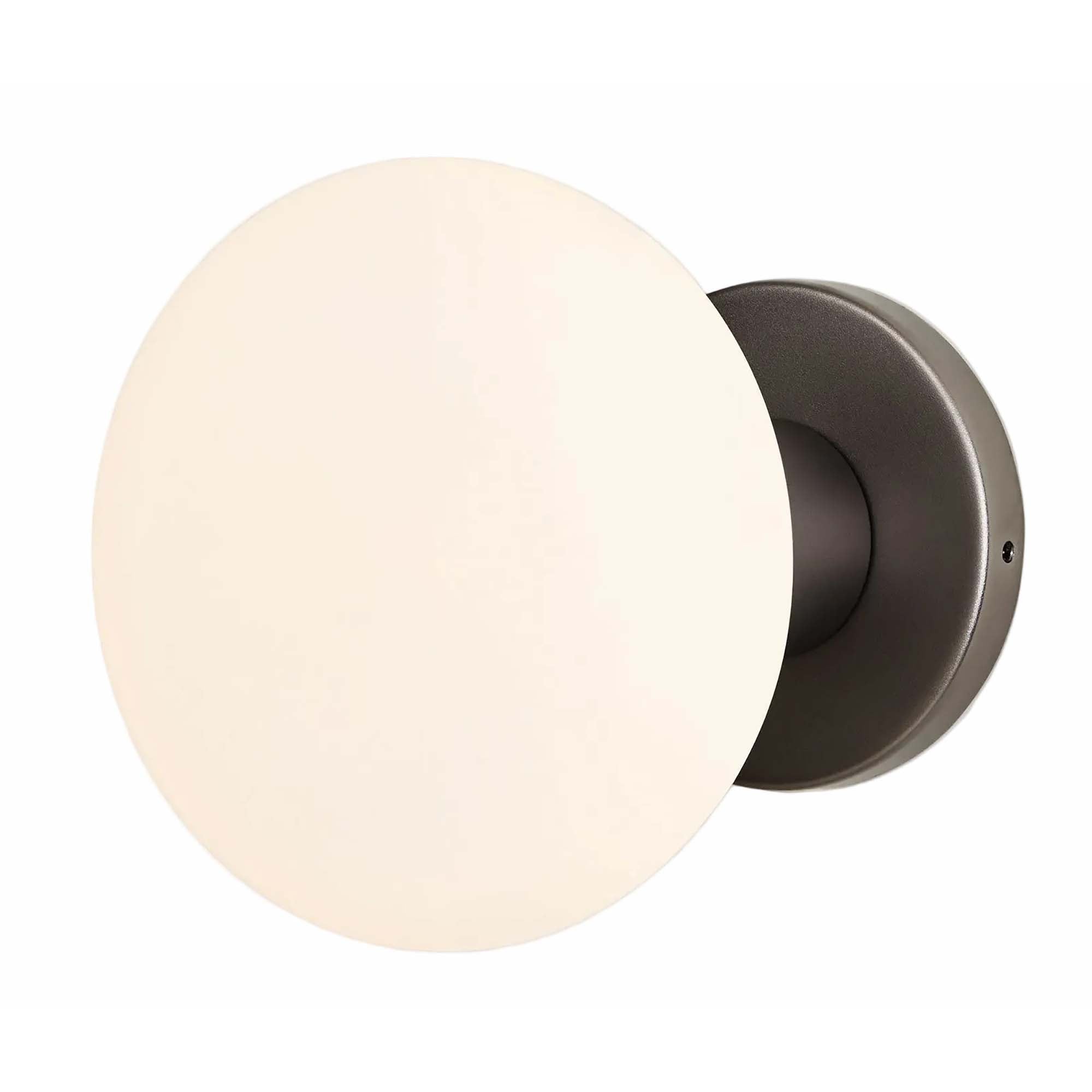 Lochan Wall Light in Graphite + Oval