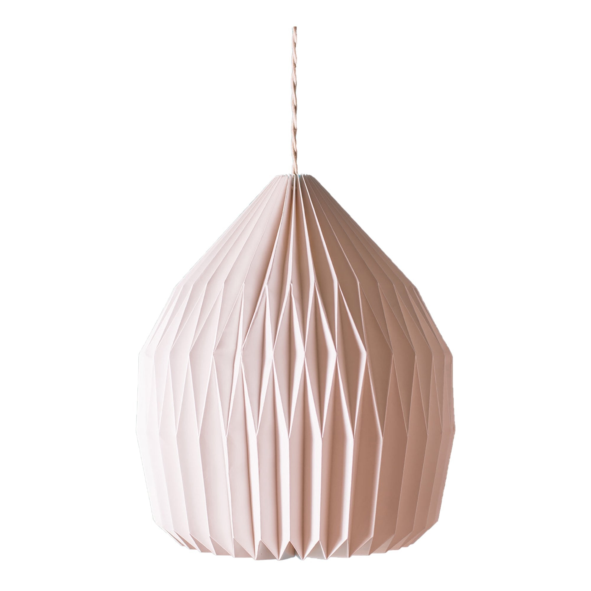 Dome Natural Pleated Paper Lampshade