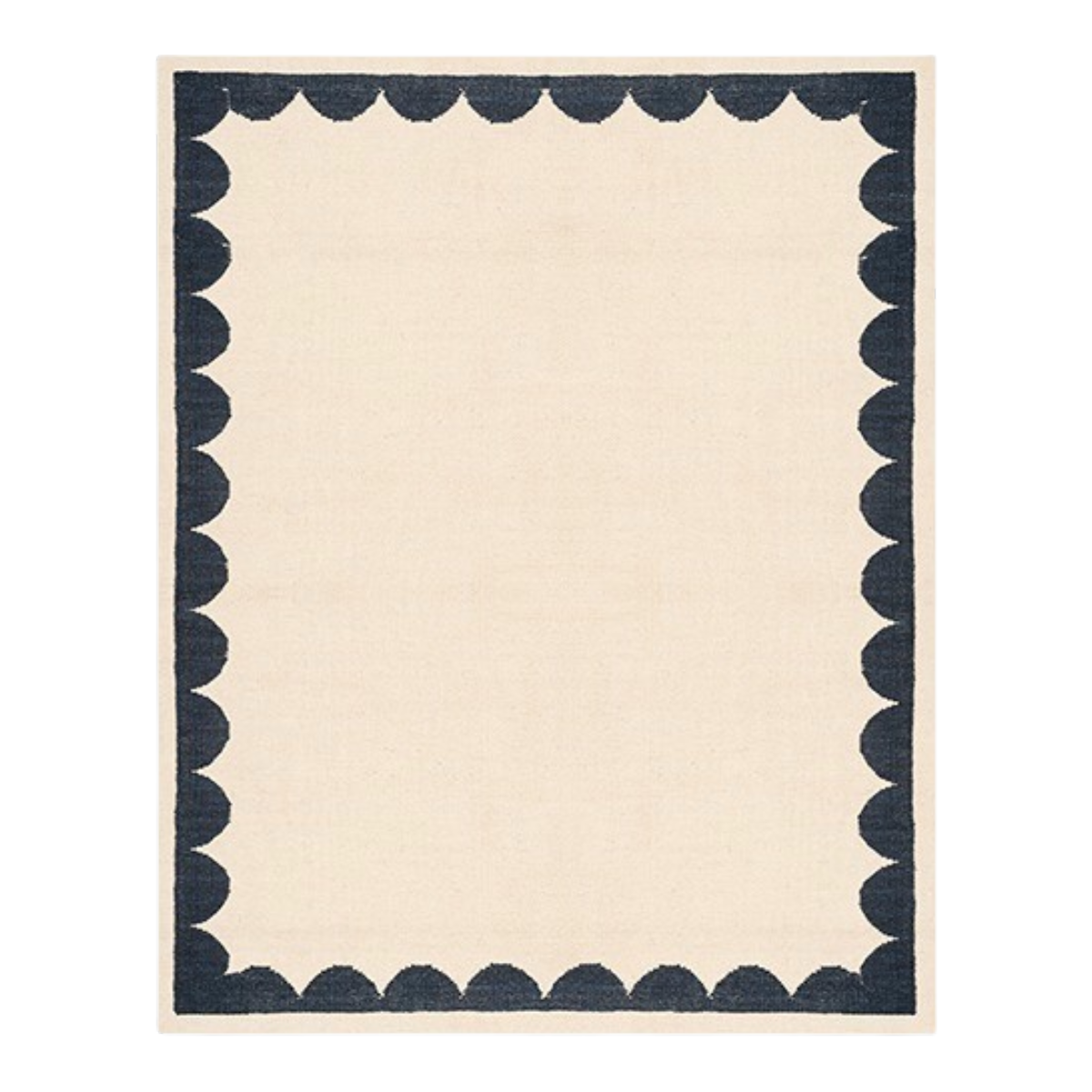 Cavea Rug in Midnight Navy Blue