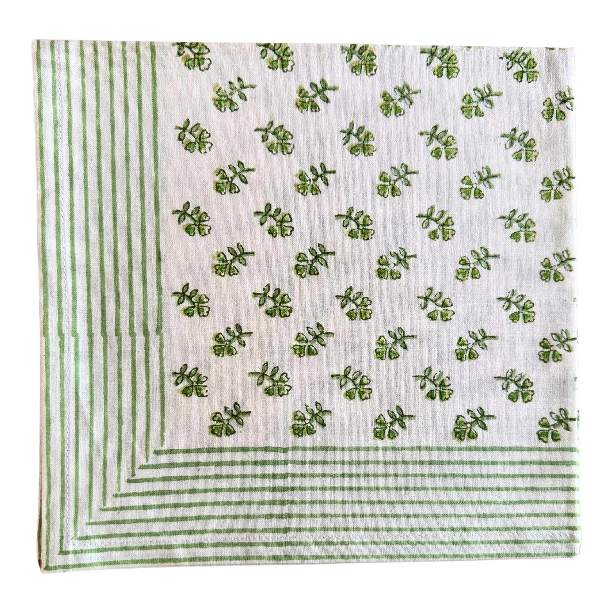 Green Ditsy Napkin - Set of 4